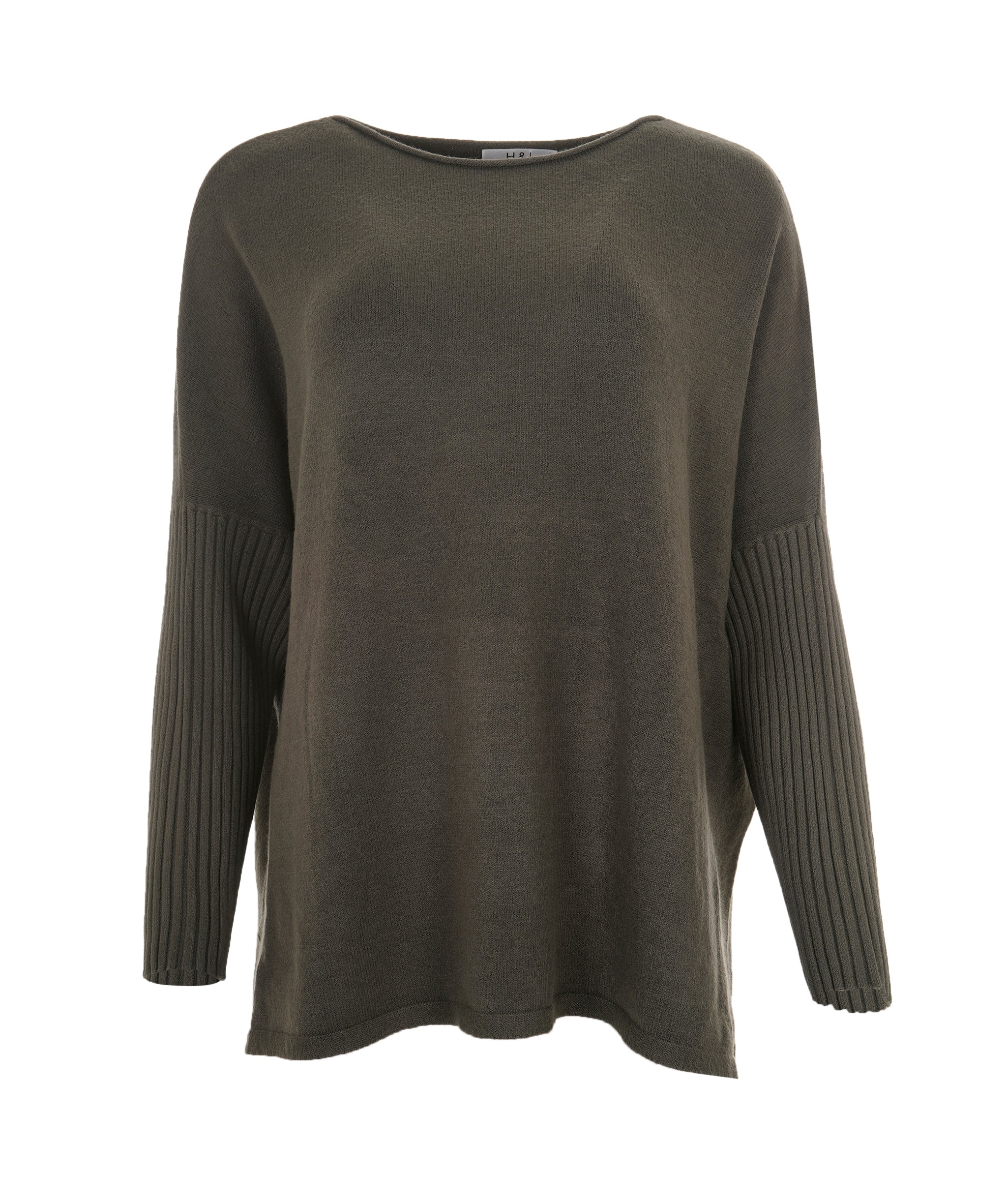 Corduroy Crewneck Loungewear jumper -Sage XL AKC0125