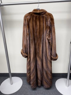 NATURAL BROWN MINK COAT brown