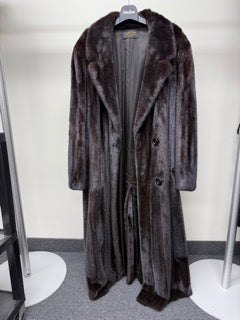 NATURAL RANCH MINK COAT Black