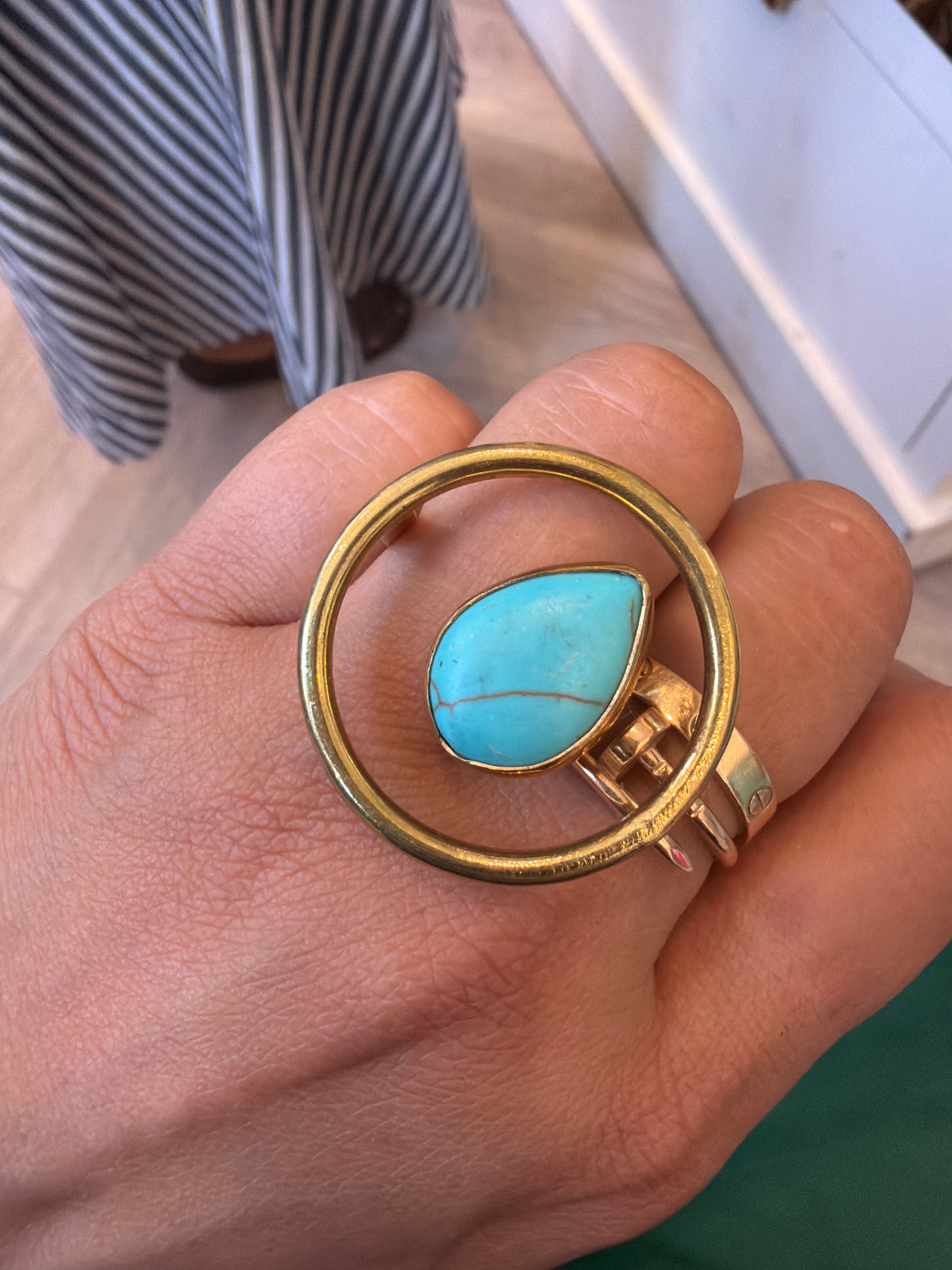 For Anna - turqoise ring - AKC1426