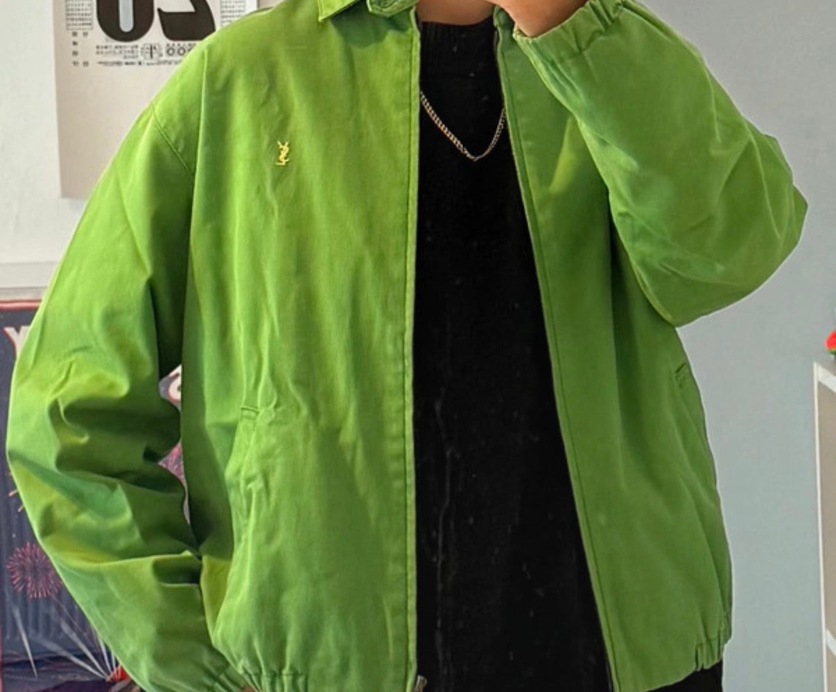 Yves Saint Laurent YSL vintage Harrington bomber jacket M DBXM0045