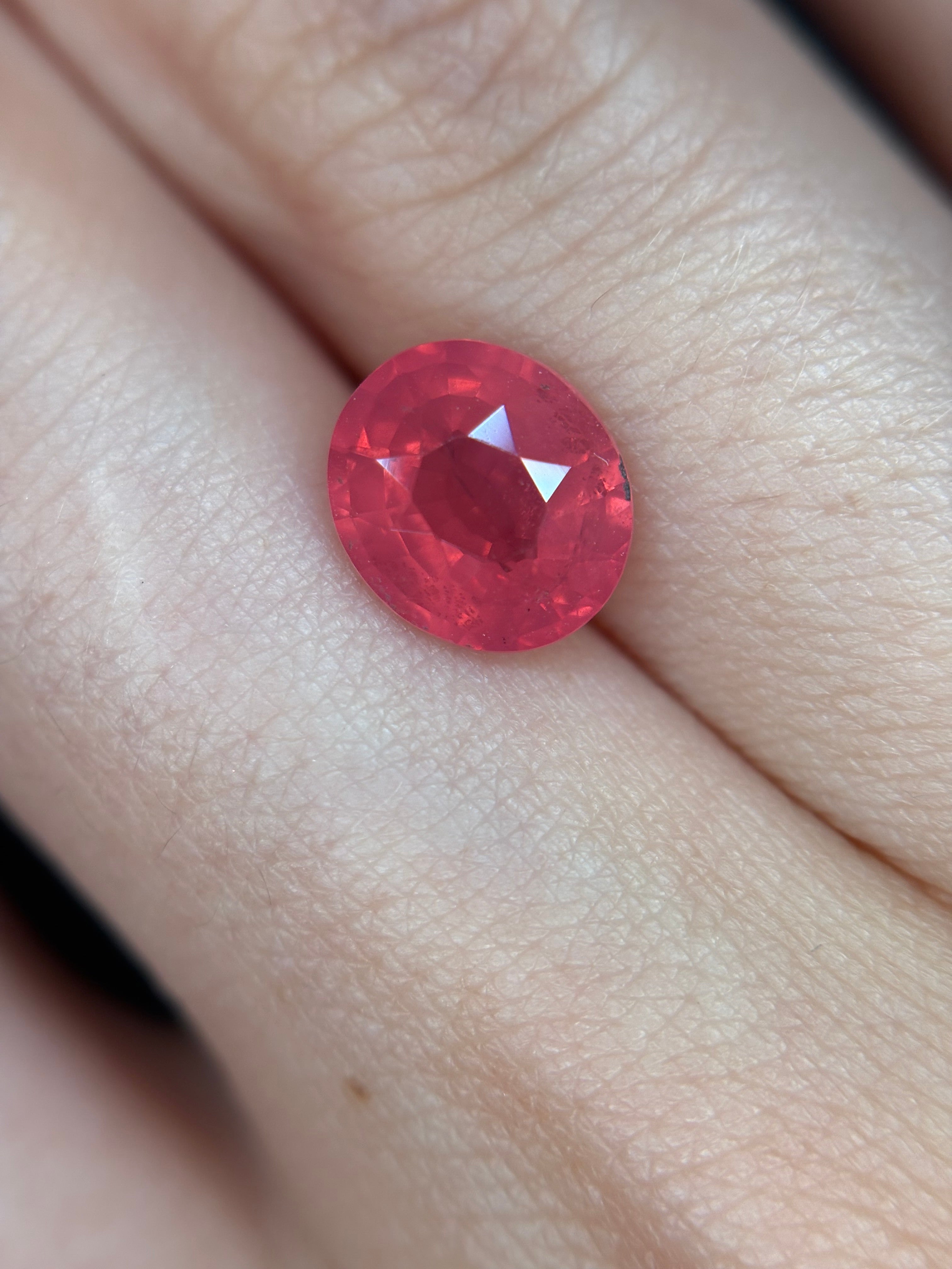 1.80ct Vivid Pink Spinel Mahenge DXBCS5729