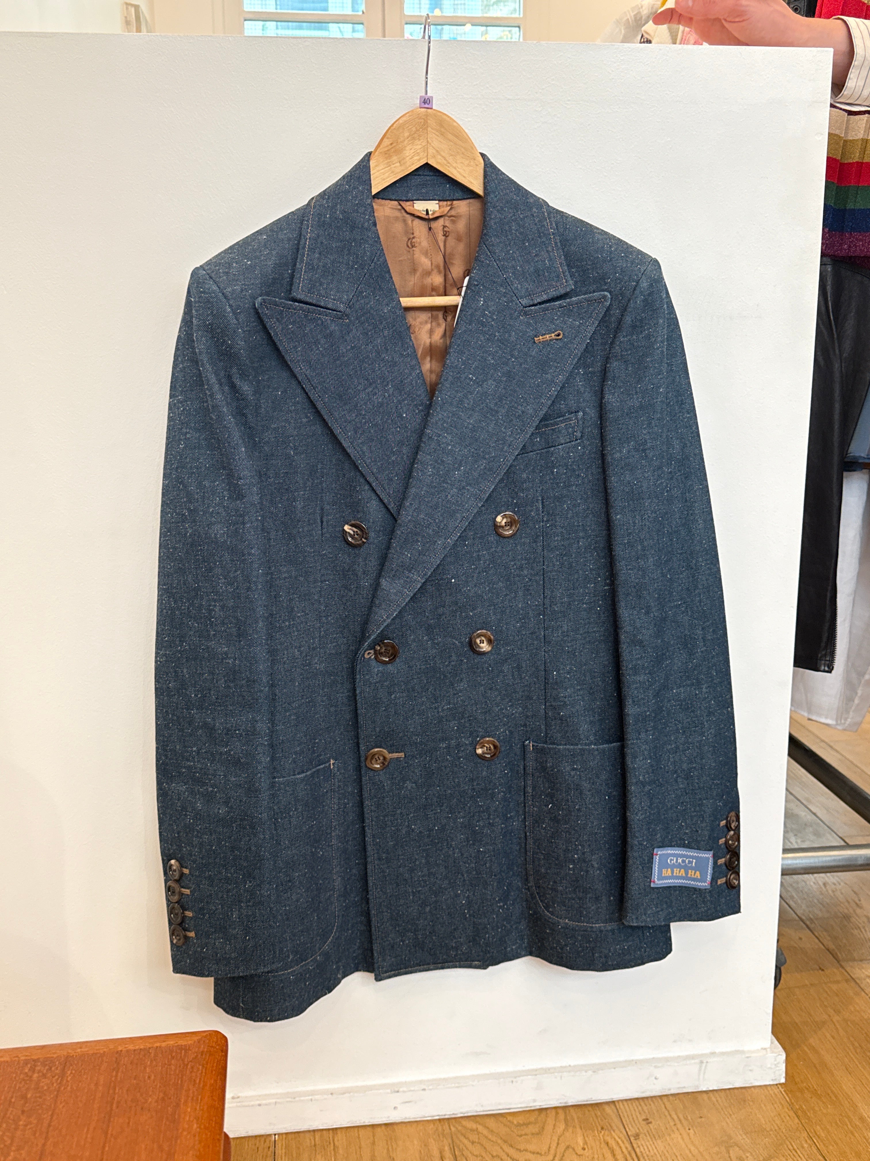 Gucci Double breasted denim jacket AGC3647