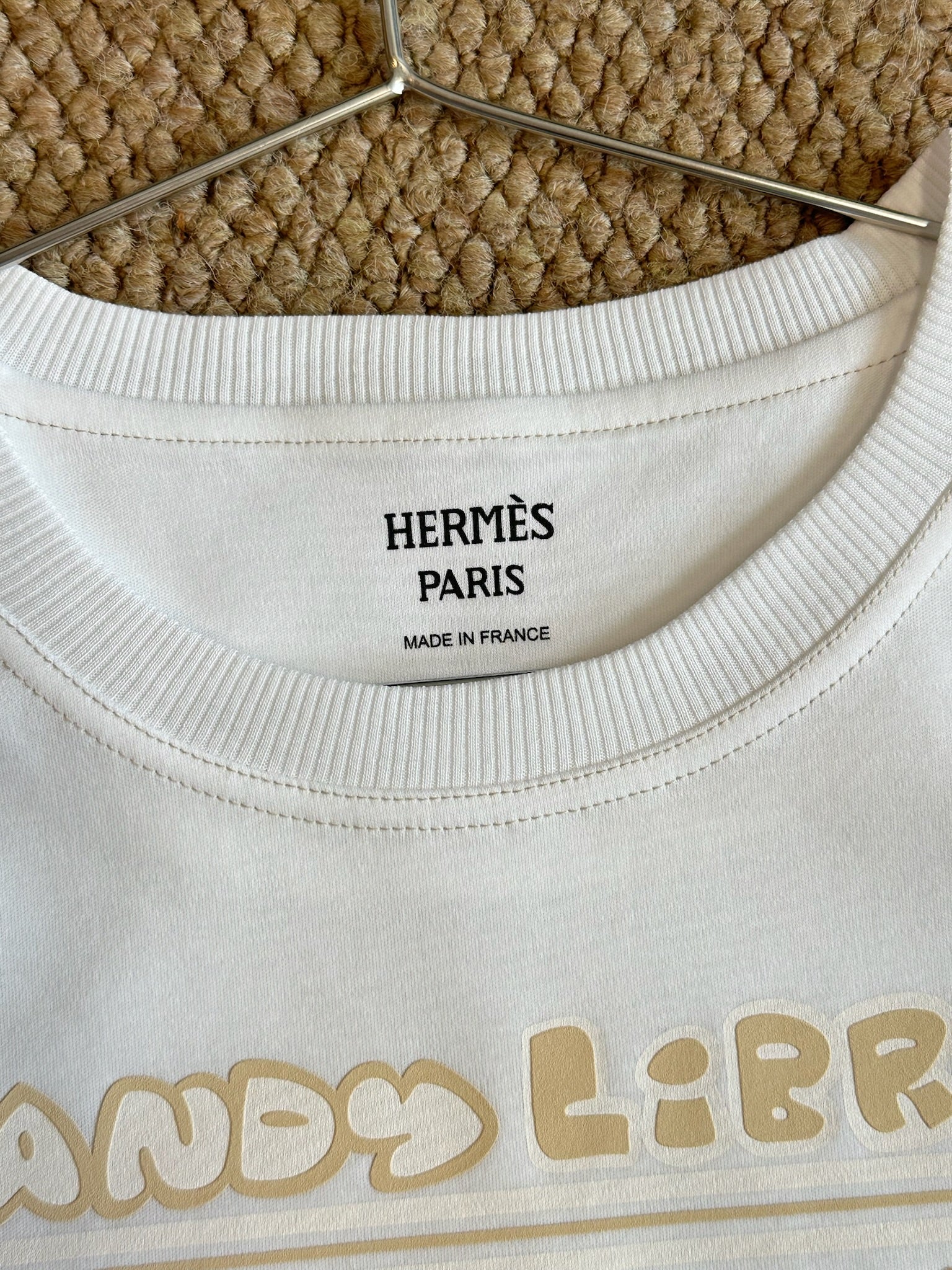 Size 42 - Hermès Printed Candy Libris micro t-shirt