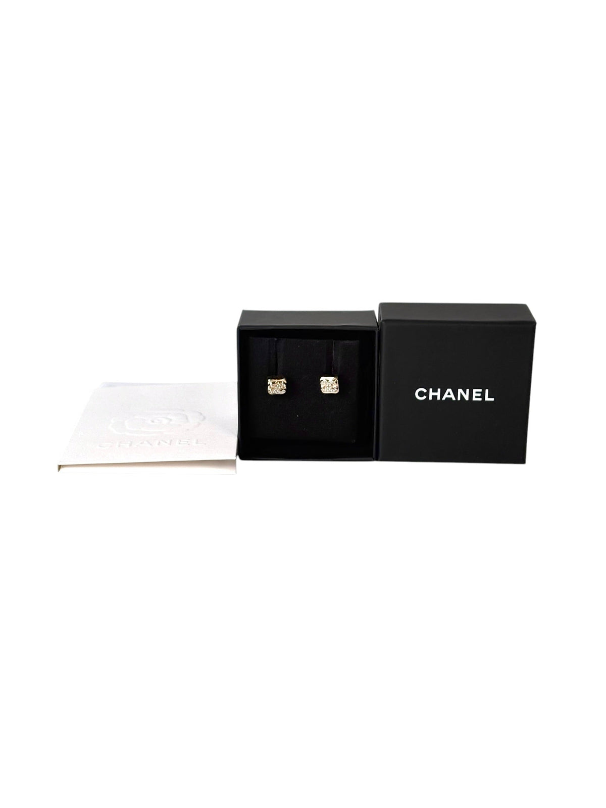 Chanel 24C Mini Square CC Earrings