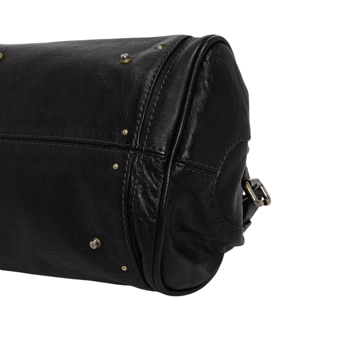 Chloe Black Grained Calfskin Small Paddington Bag