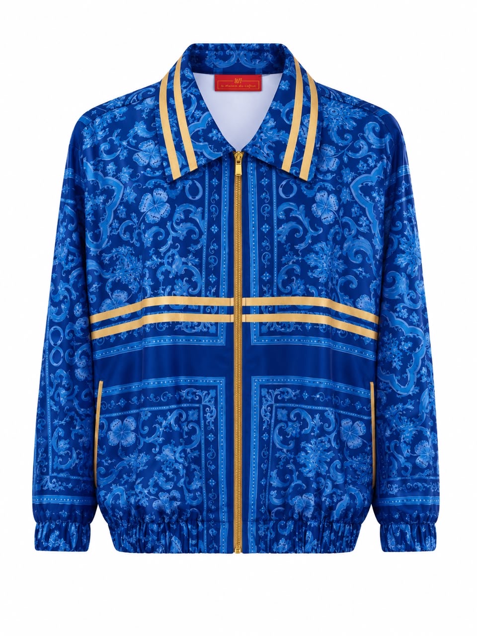 BOMBER VINCE MOSAIC NAVY BANDANA ORGANZA STRIPES MCL12257