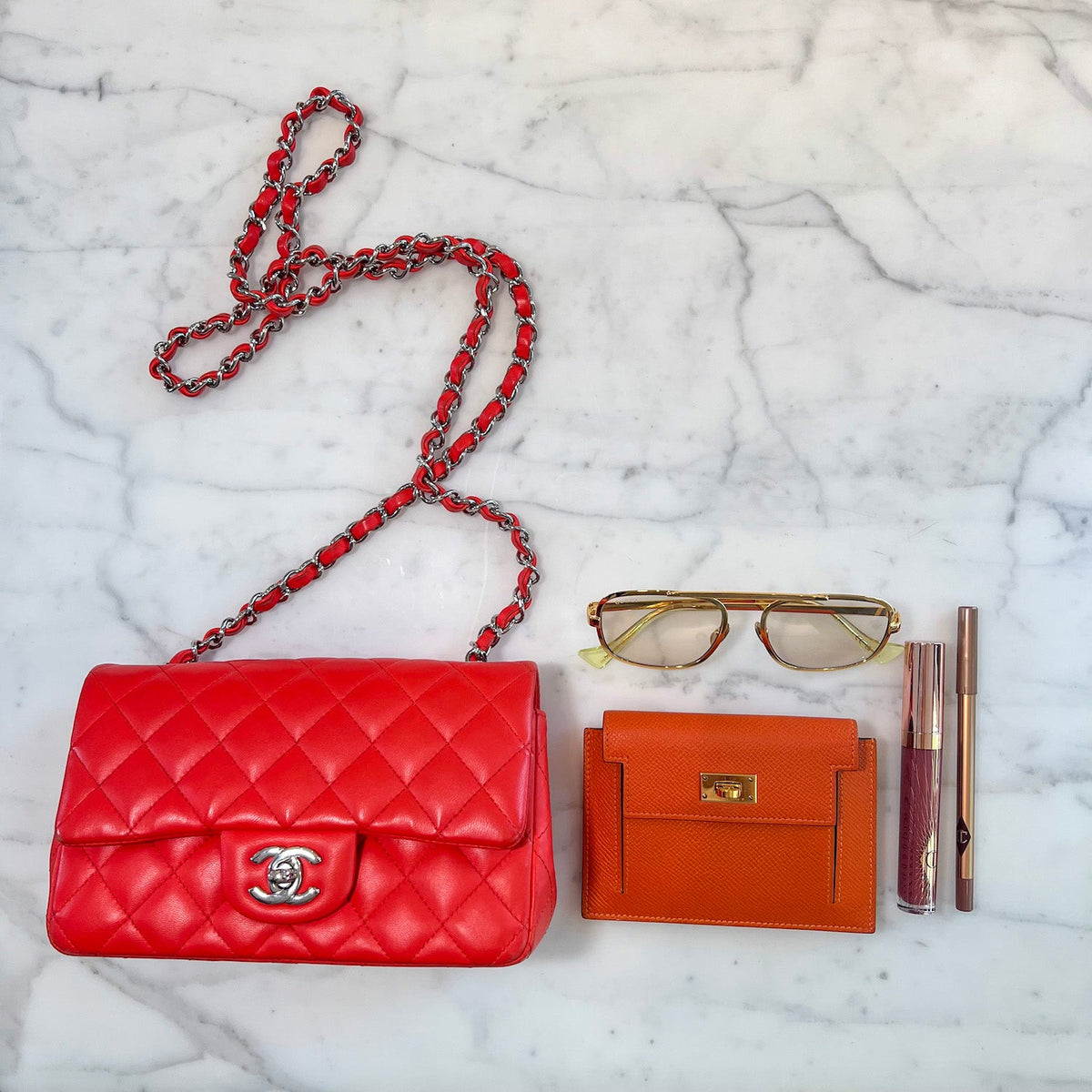 BAG-D_TPU_insert_for_the_Chanel_Mini_Rectangle_front_view