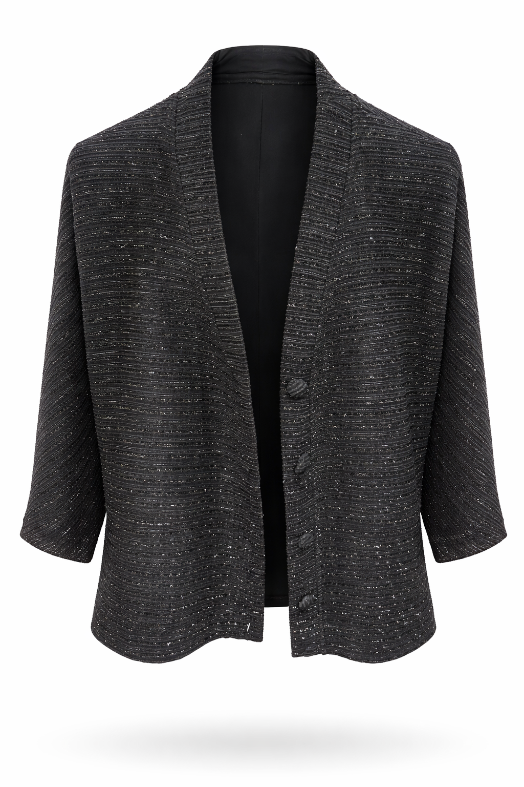 CARDIGAN MARLEY TWEED BLACK MCL0013