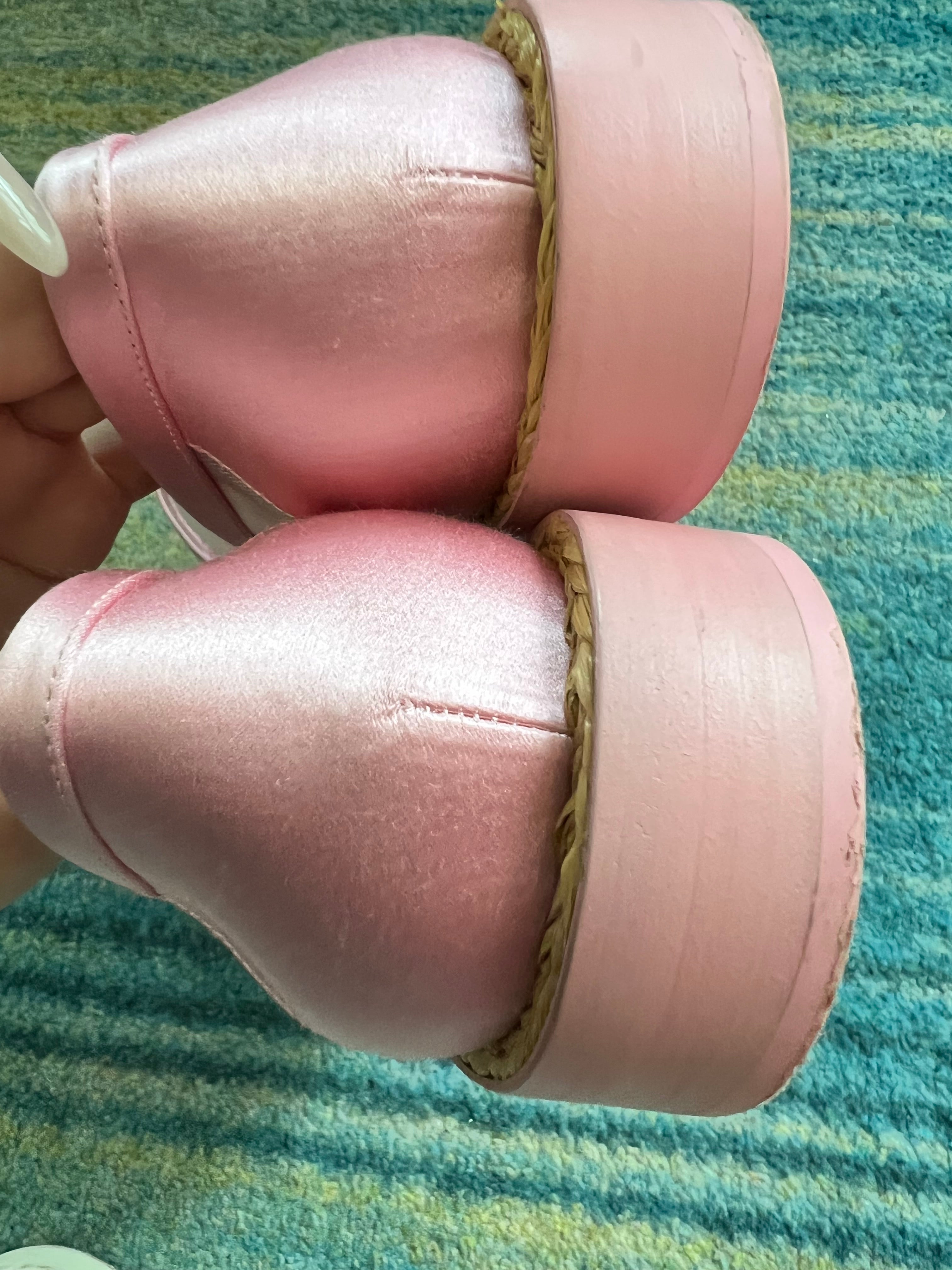 Chanel Baby Pink Mesh Loafers SYC1952