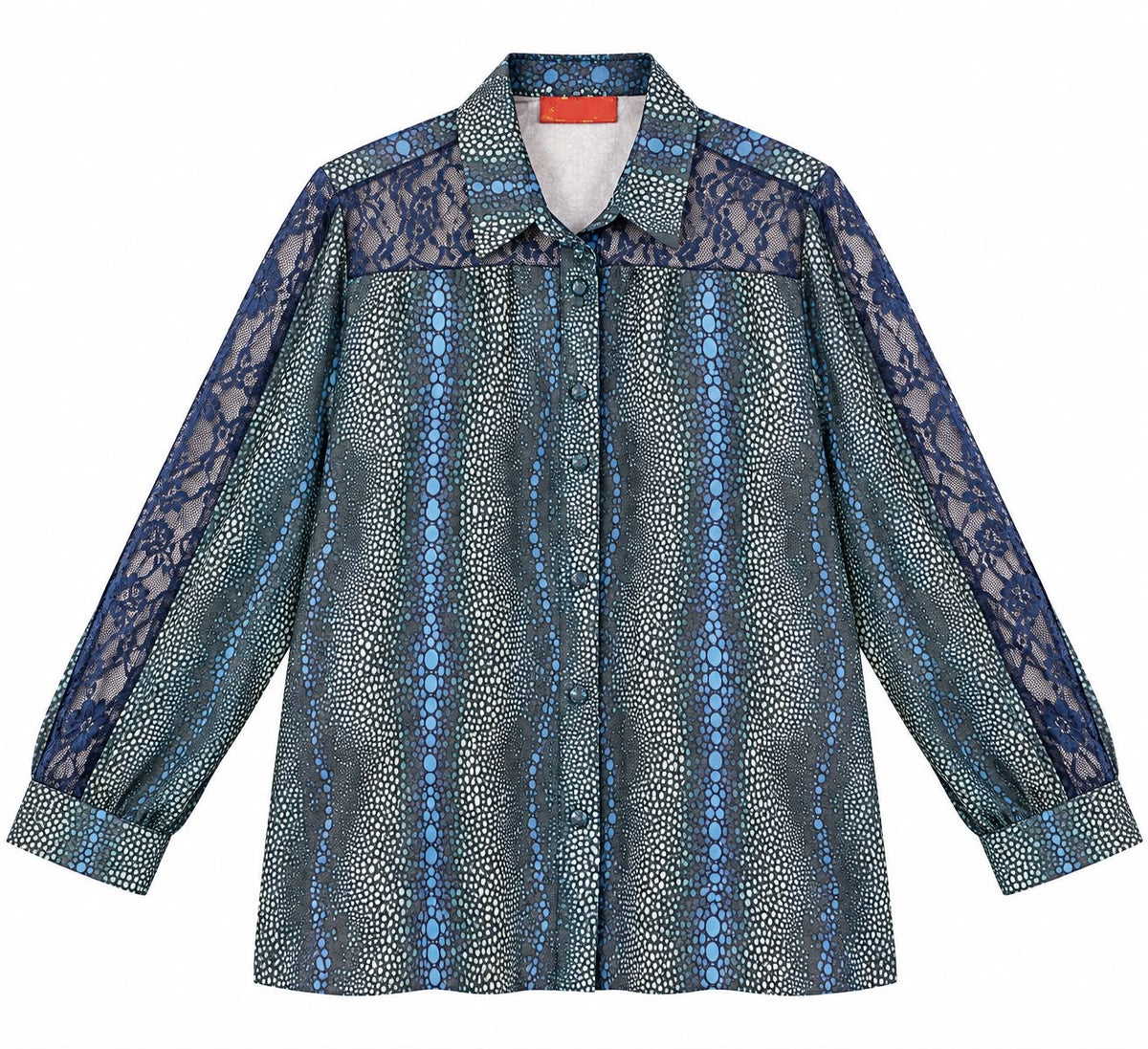SHIRT BIANKS EXOTIC BLUE MCL13516