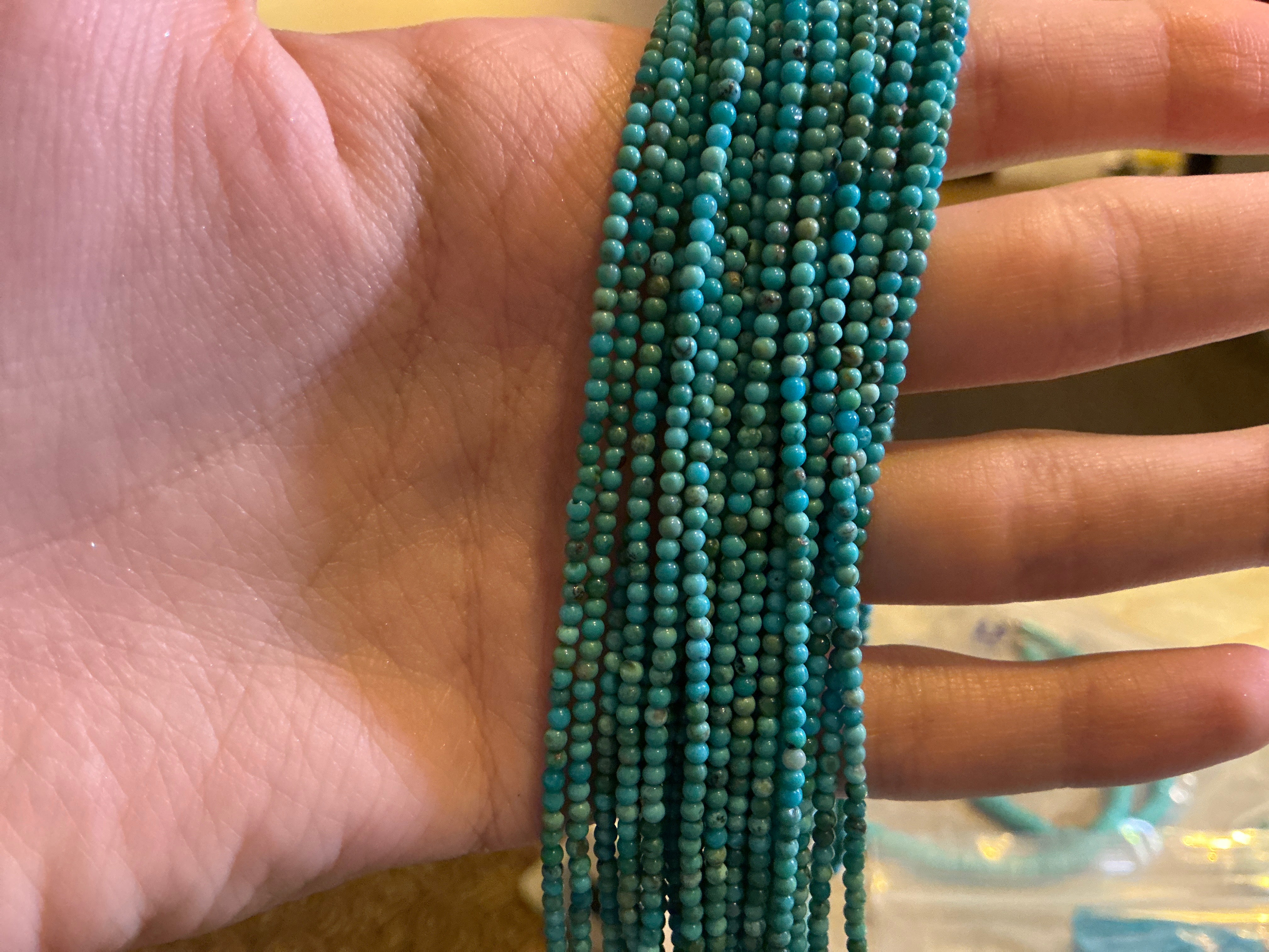 Arizona Turquoise 2mm 12.5" #3 THAIC0379
