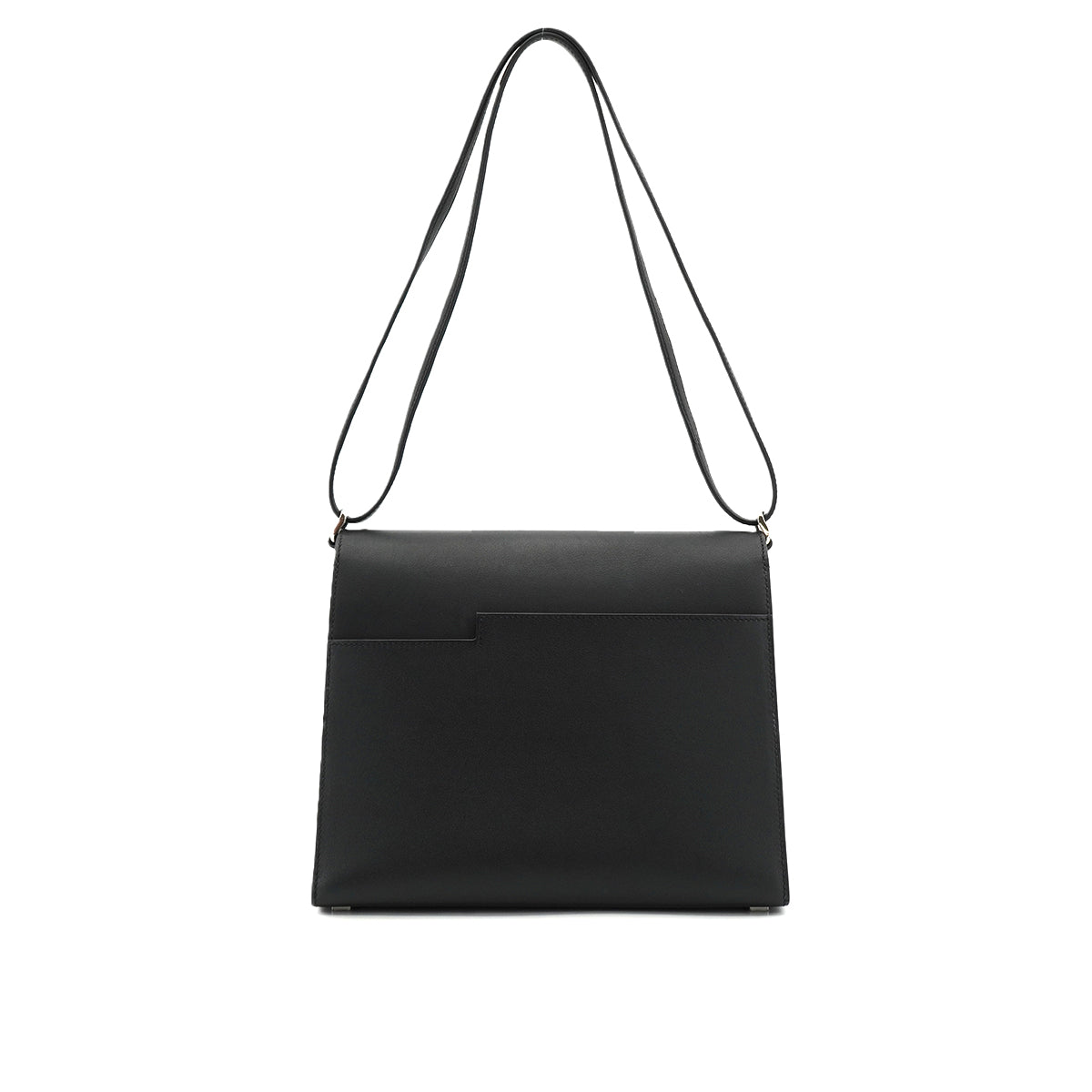 HERMES BOUCLE SELLIER BLACK VEAU SWIFT HAND SHOULDER BAG 2023 B STMP PALLADIUM HARDWARE 90335568