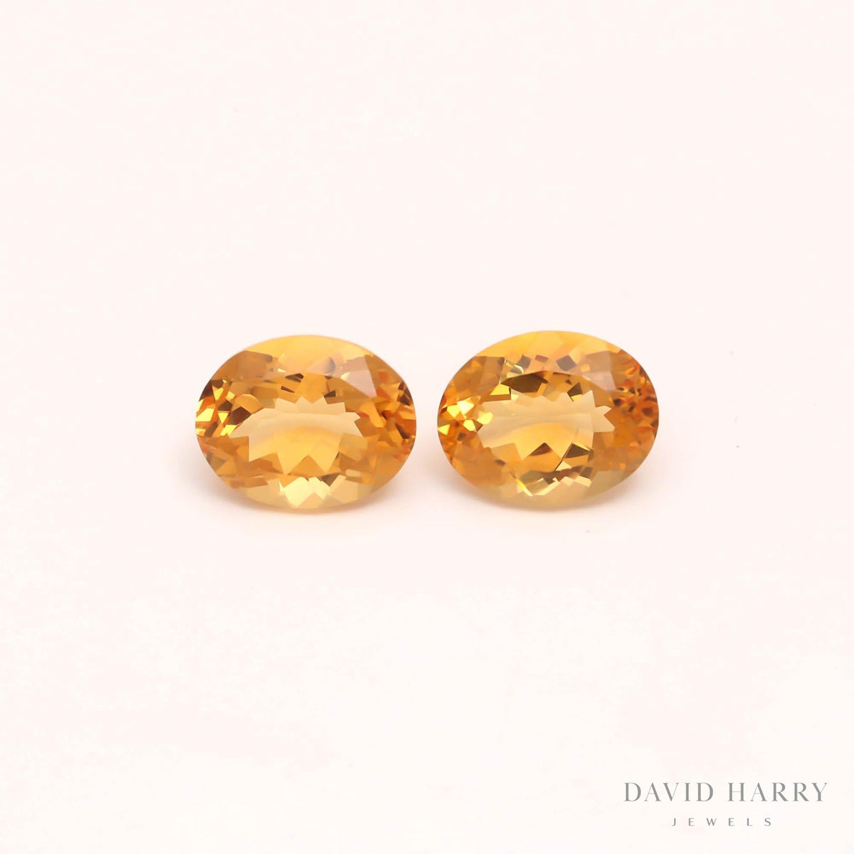13.73ct Yellow Citrine Pair