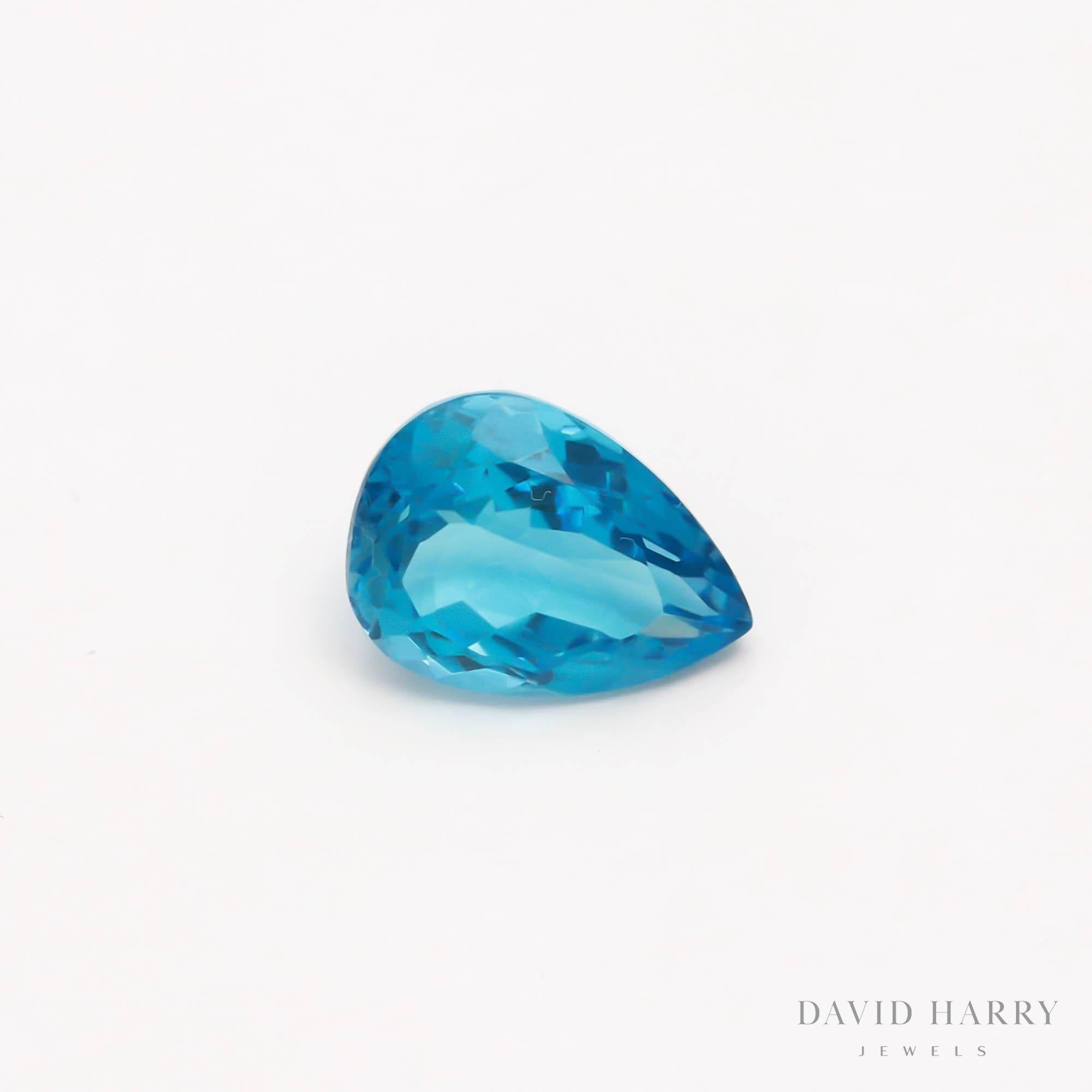 10.84ct Swiss Blue Topaz