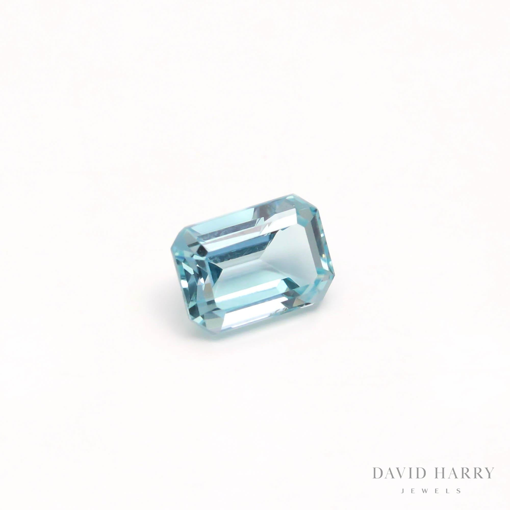 1.64ct Blue Aquamarine
