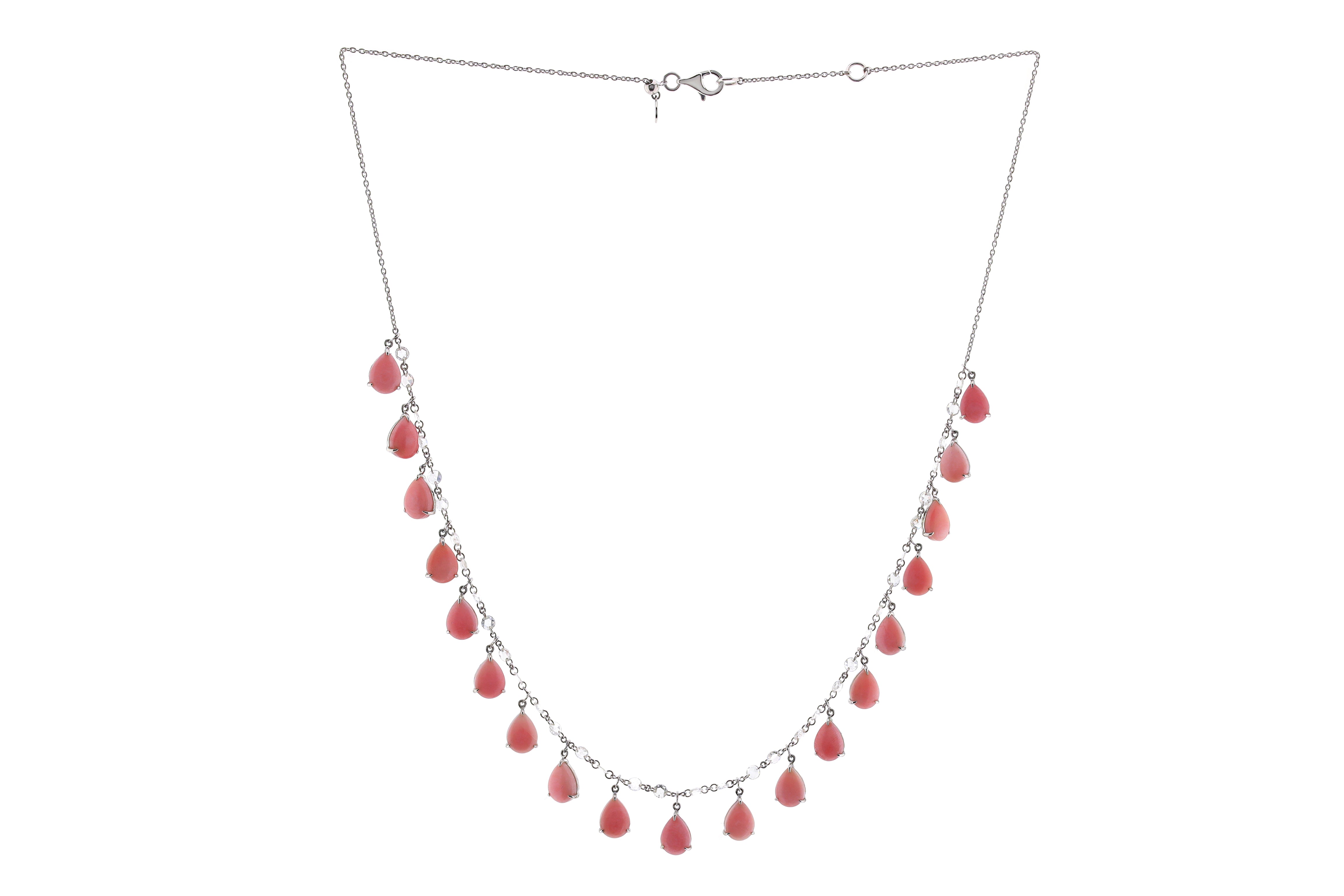 18.88ct EX RSS CONCH SHELL PEAR NECKLACE C11840