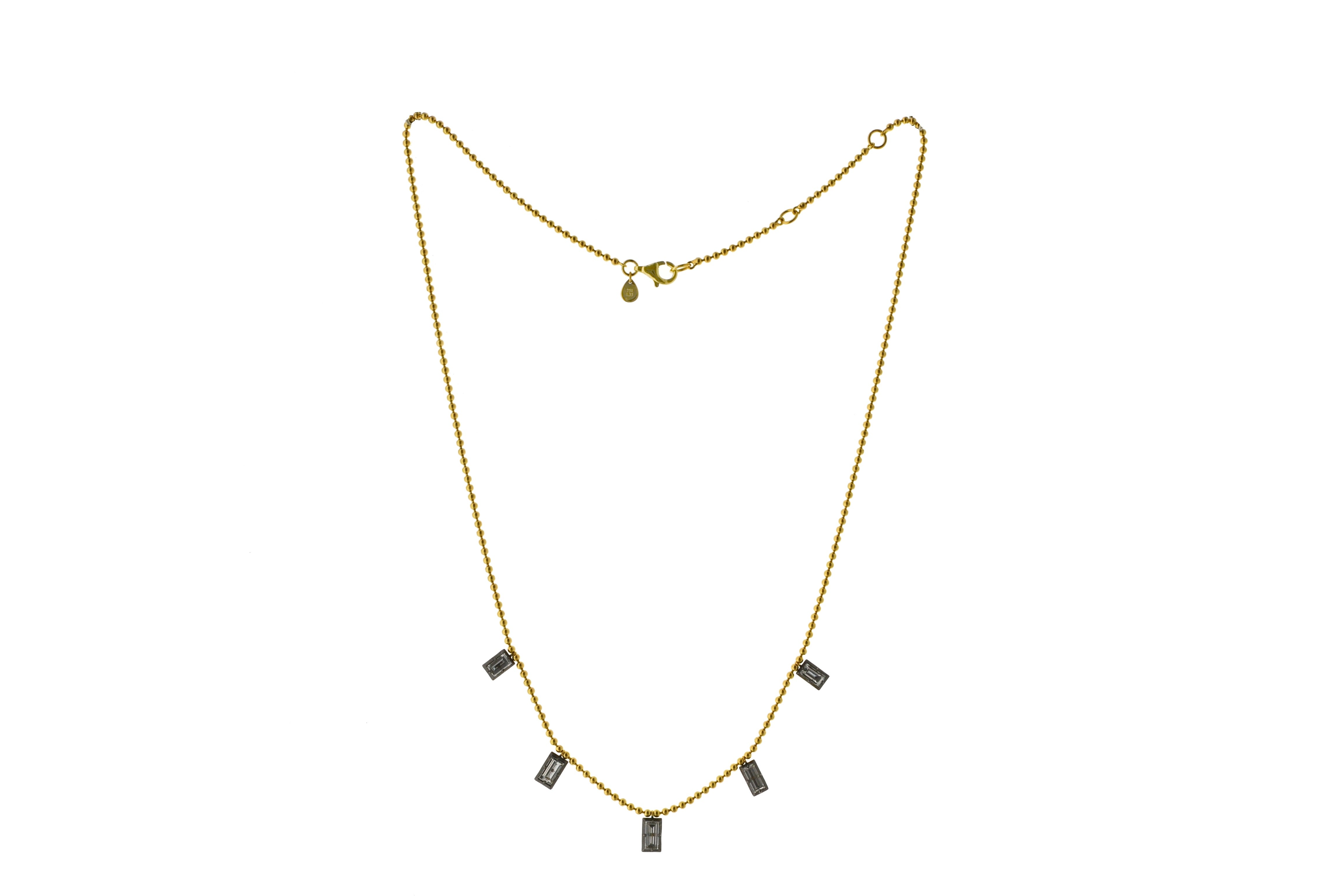1.35ct EX BAGUETTE NECKLACE C13107