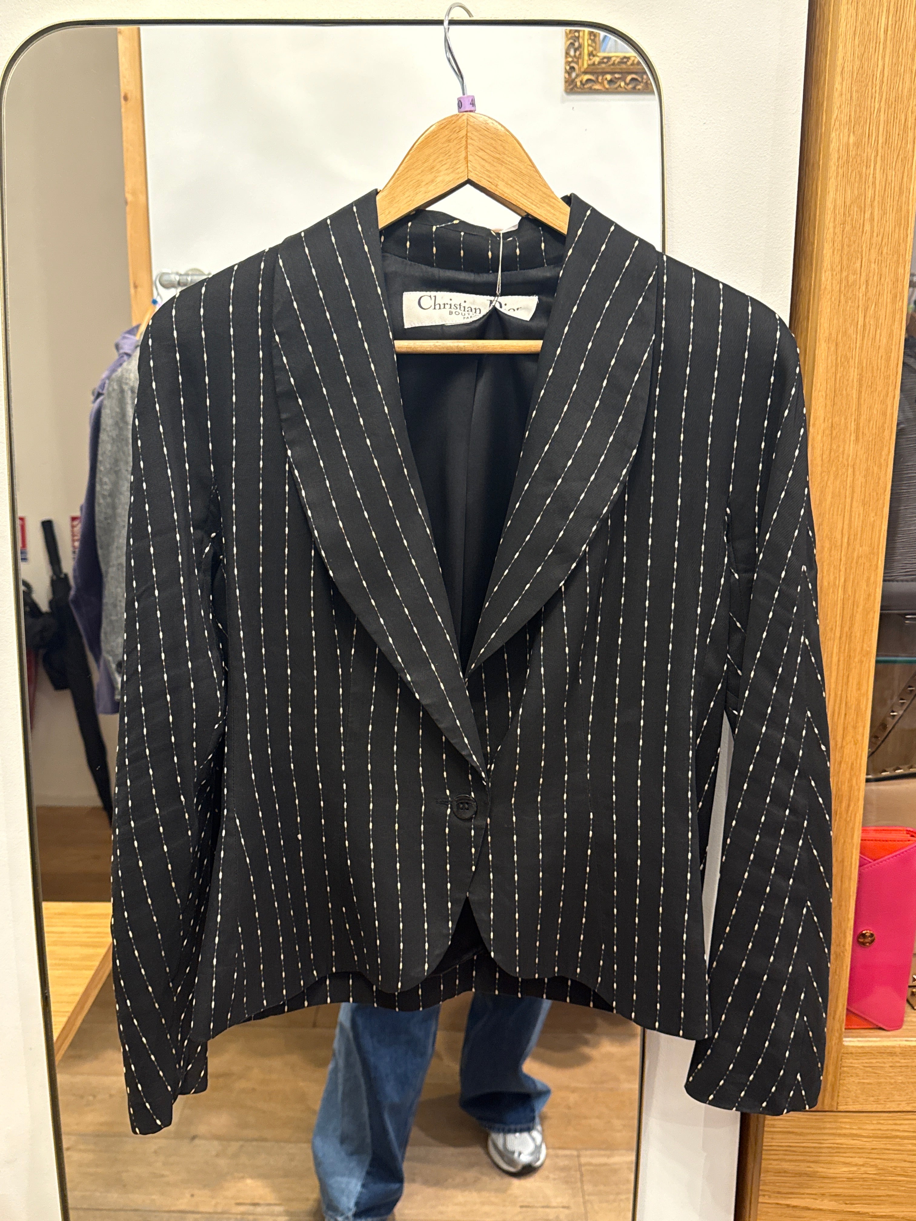 Christian Dior Shawl collar bar jacket AGC3615