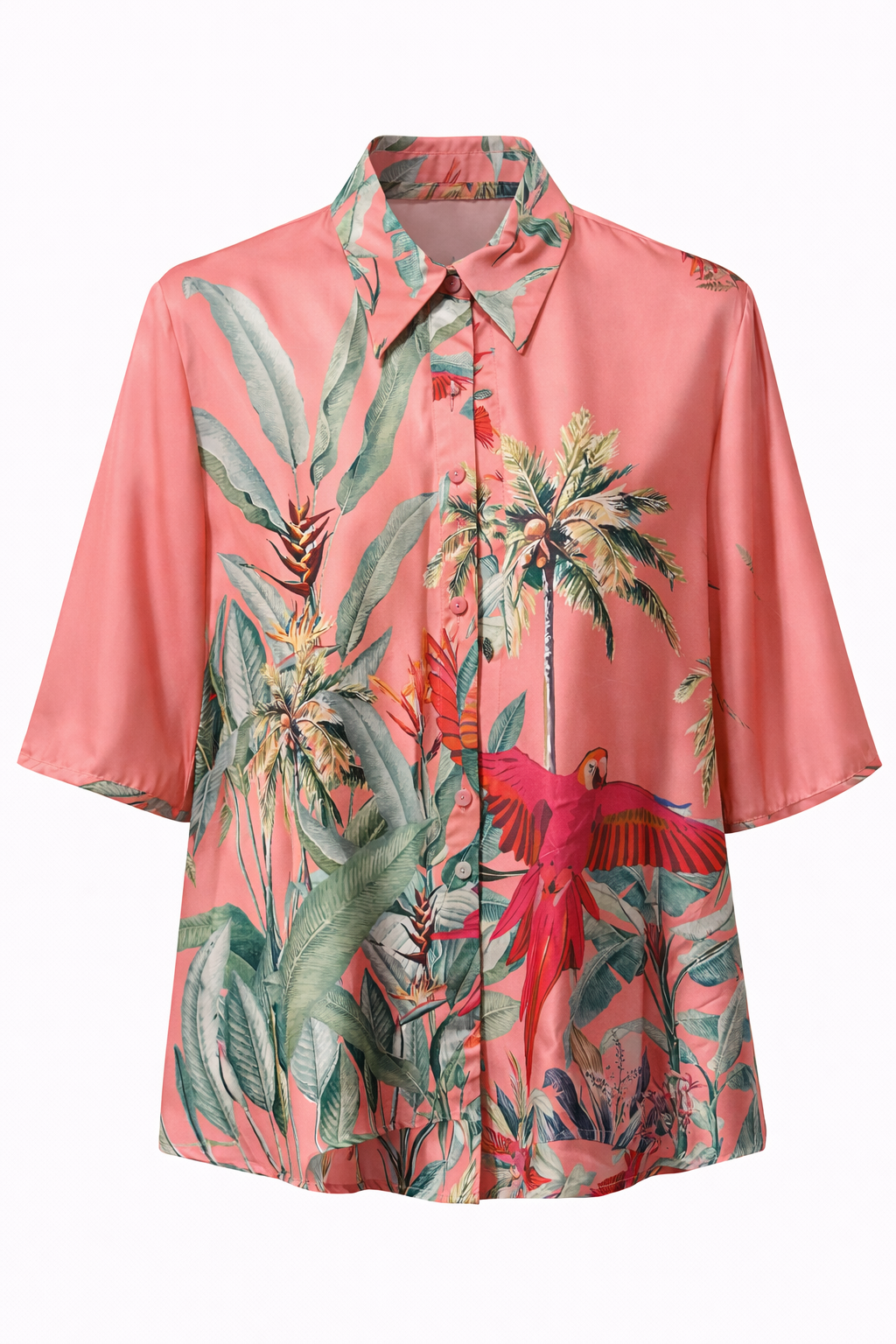 Shirt Louise Parrots Coral MCL00285