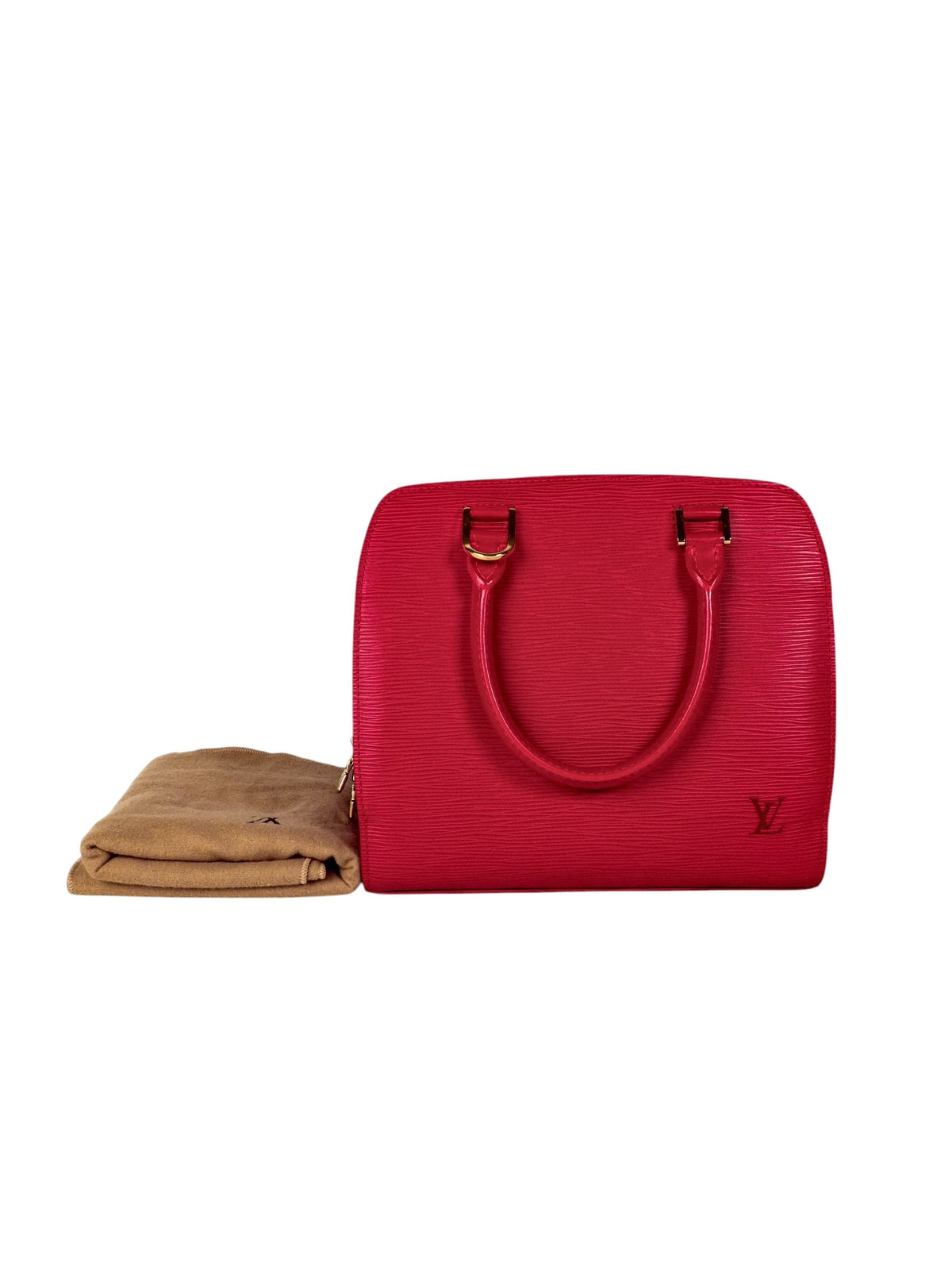 Louis Vuitton Tote Bag in Red Epi Leather