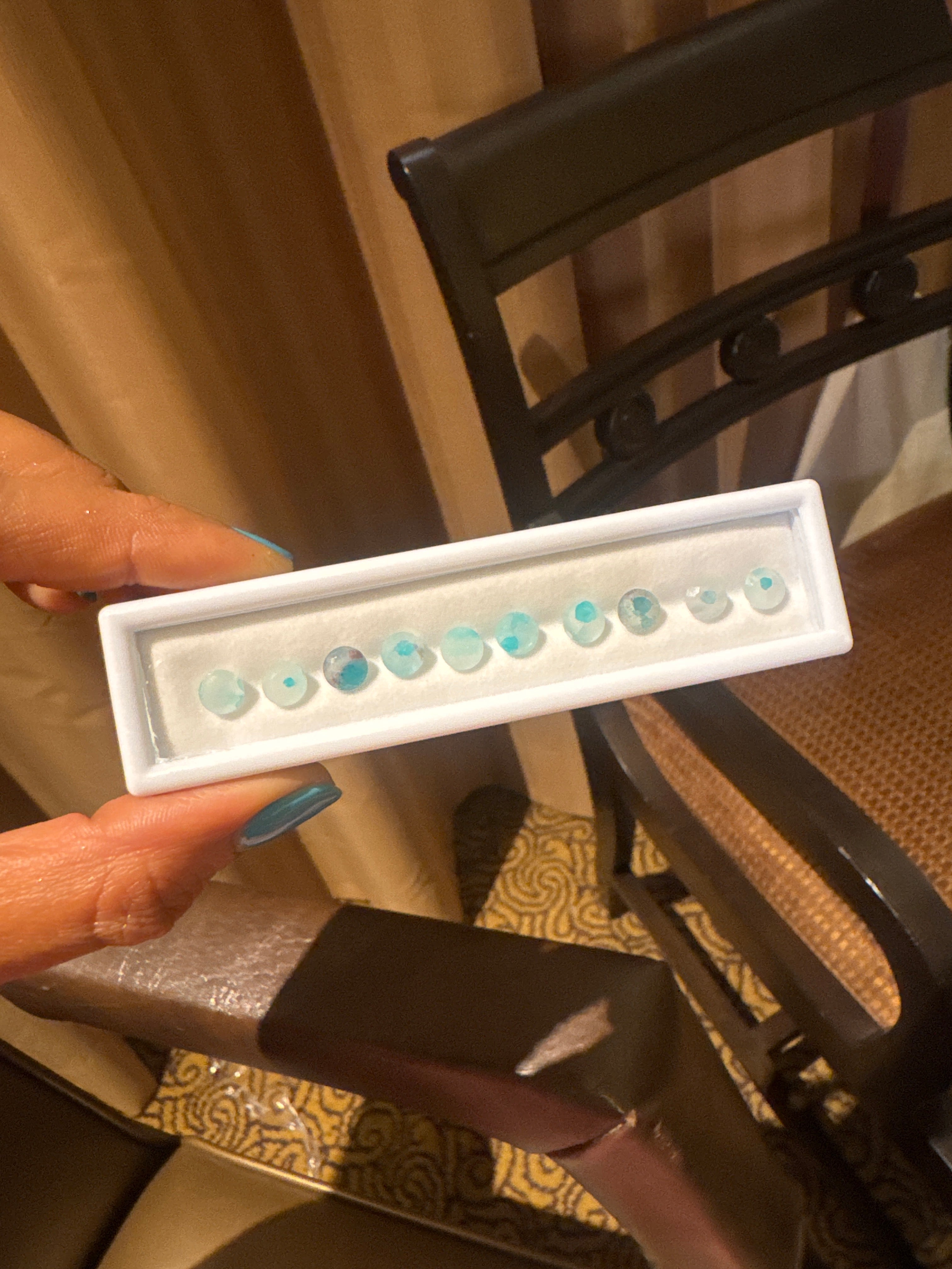 8.00ct Brazil Paraiba Bubbles Set (10 pcs) THAIC0483