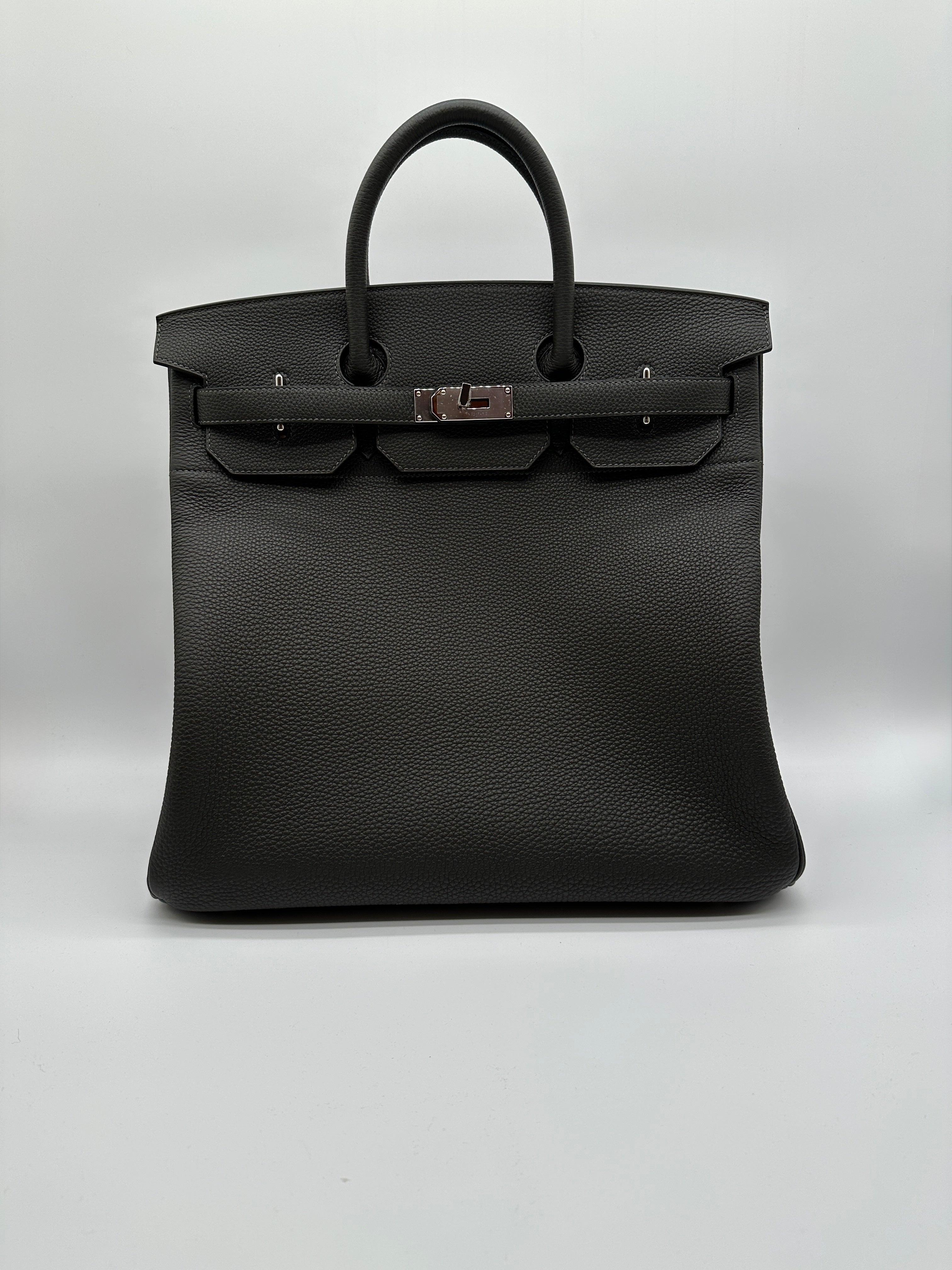 Hermès HAC 40 Dark Bronze Togo Palladium Hardware