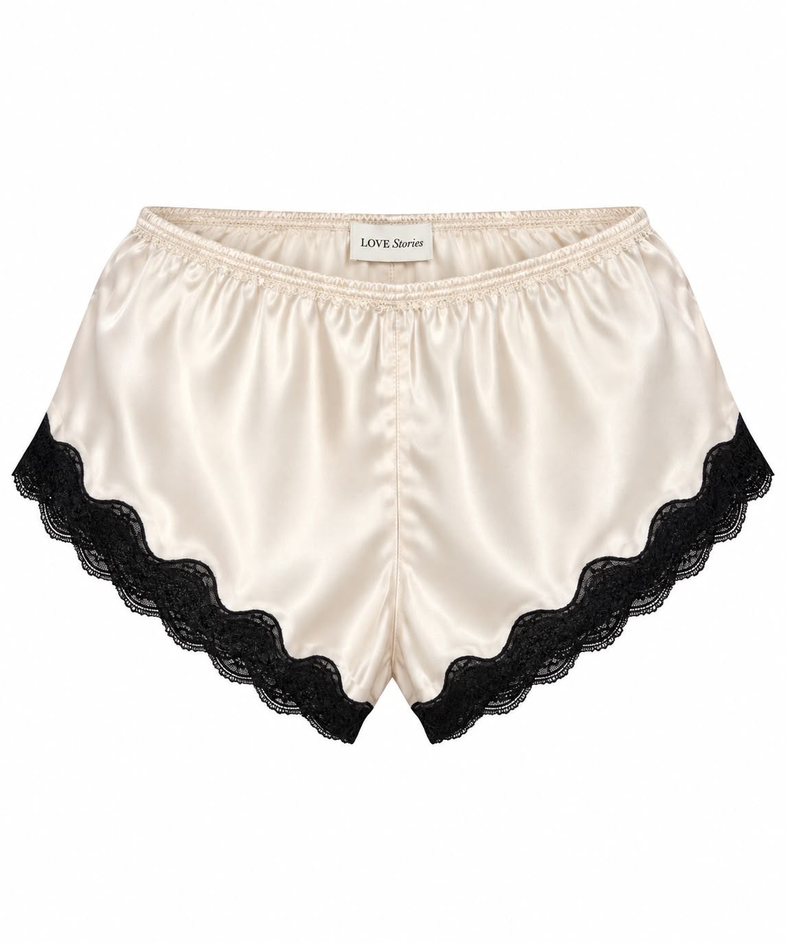 SHORT OFF WHITE BLACK SILK AVAILABLE IN S, M, L MCL13292