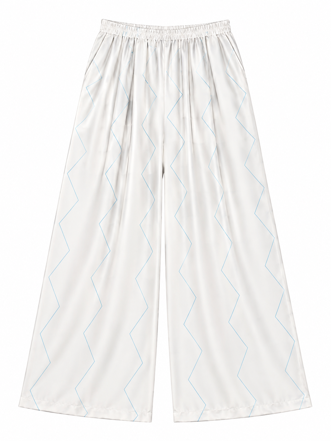 TROUSER ZIG ZAG BLUE MCL13001