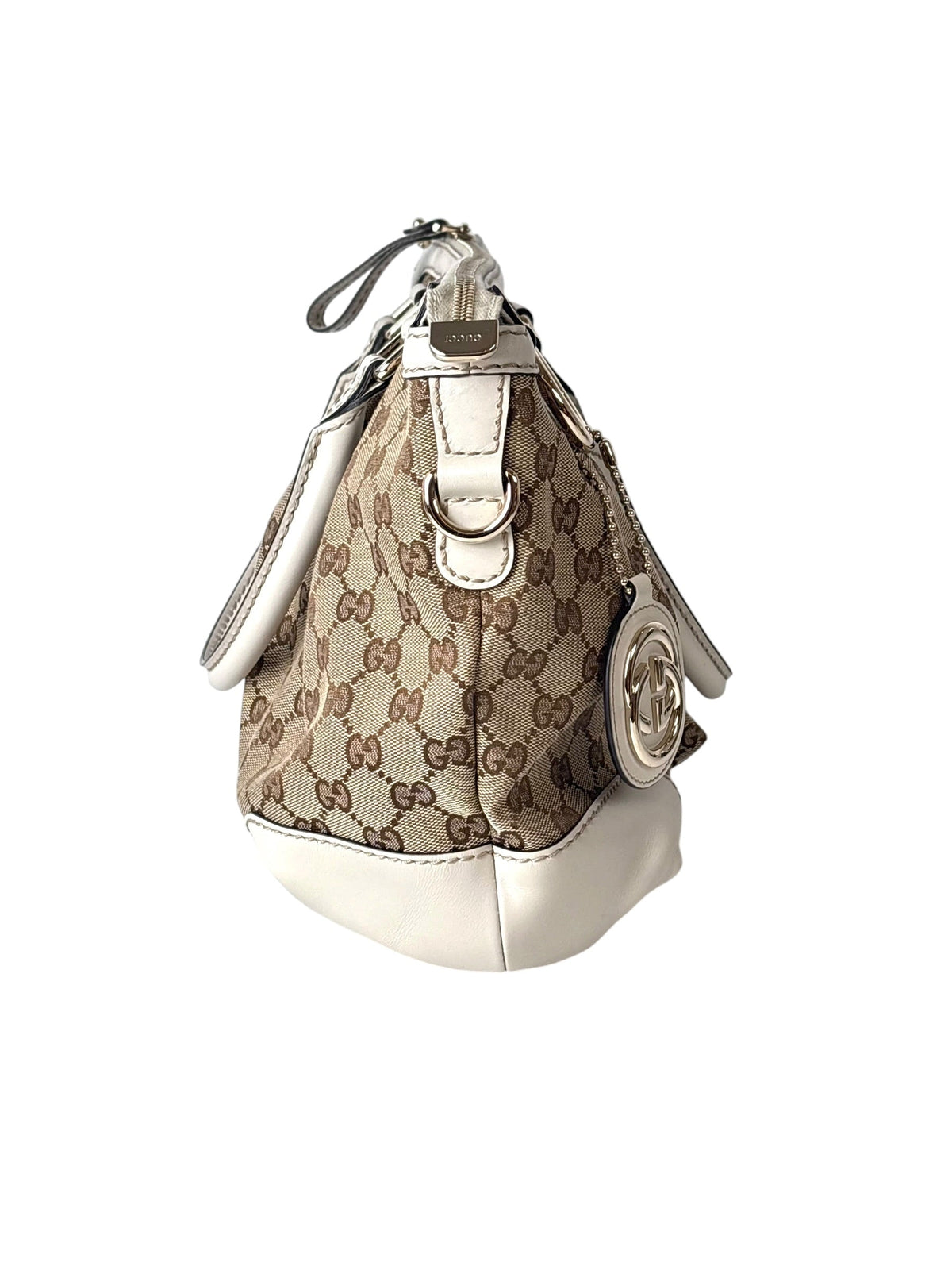 Gucci GG Canvas Sukey Satchel Bag