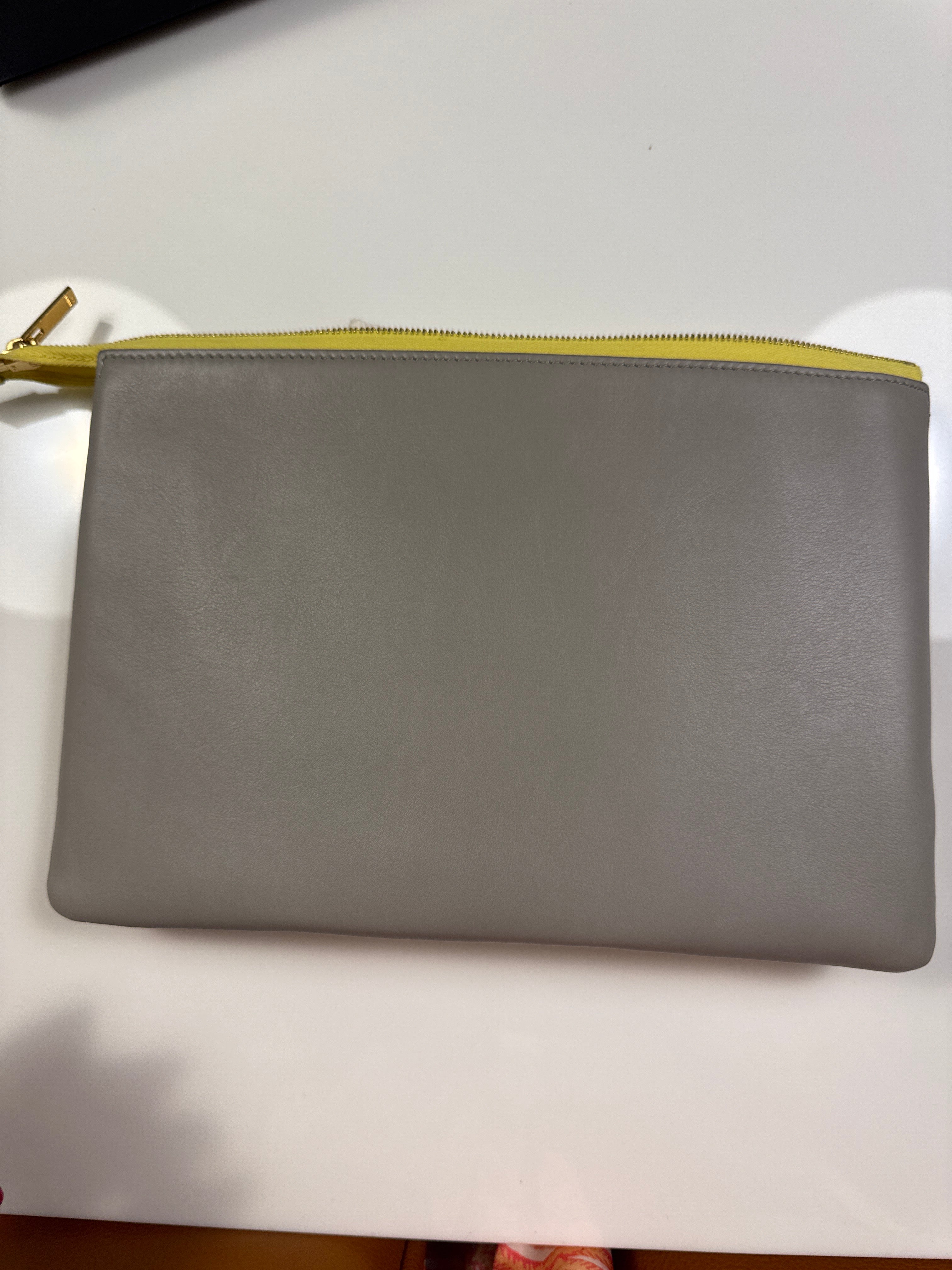 Celine Clutch Bag Yellow DXBS6342