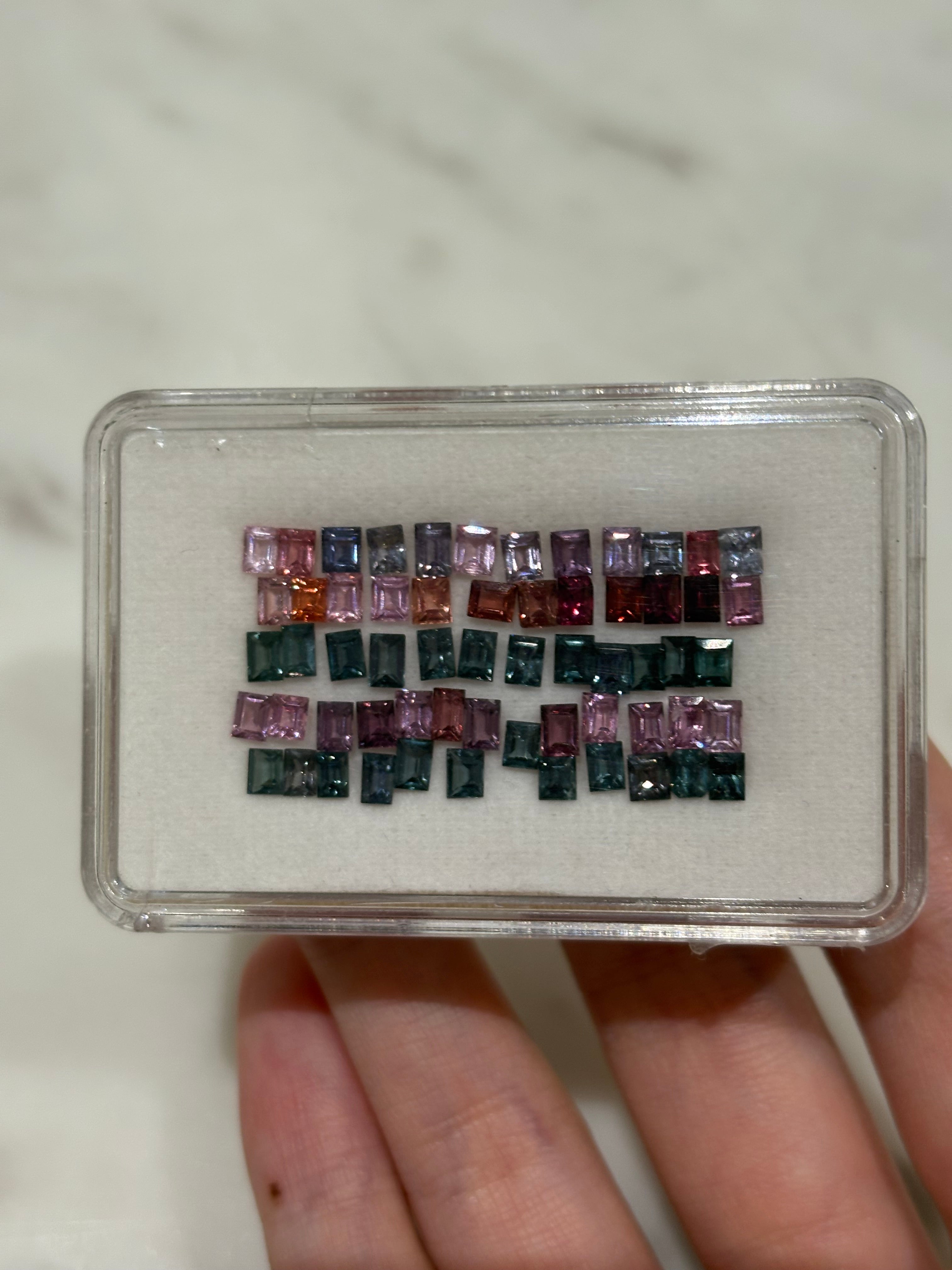 8.10ct Multi Spinel Baguette Set DXBCS4617