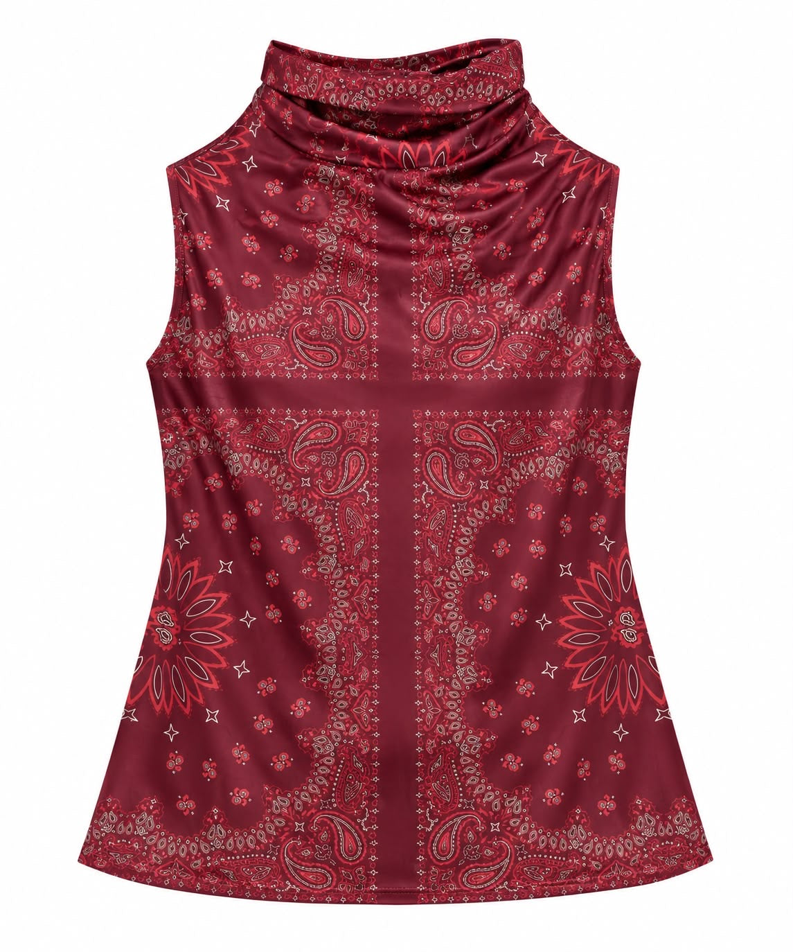 SHIRT COSIMA SUEDE BANDANA BURGUNDY MCL13509