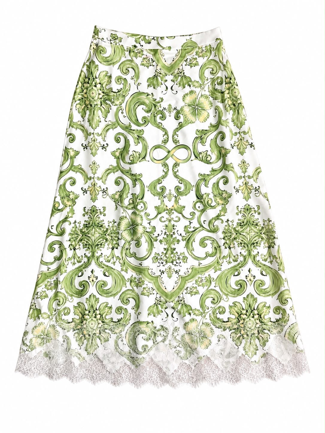 SKIRT VITTA MOSAIC GREEN LACE MCL11738
