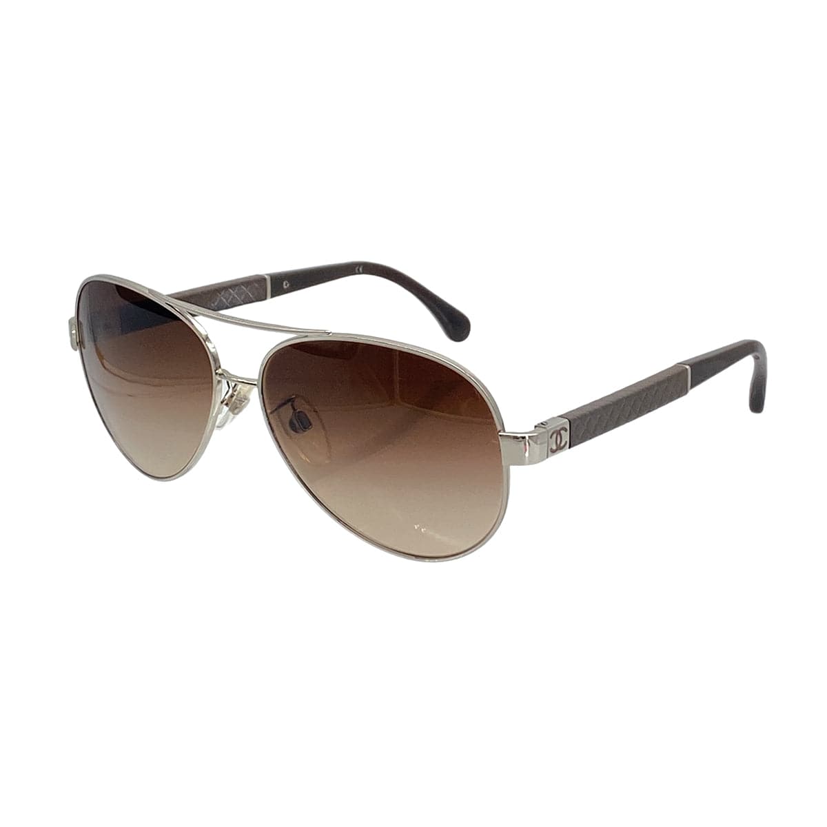 Luxury Promise Japan CHANEL COCOMARK MATELASSE SUNGLASSES BROWN EYEWEAR 90324793