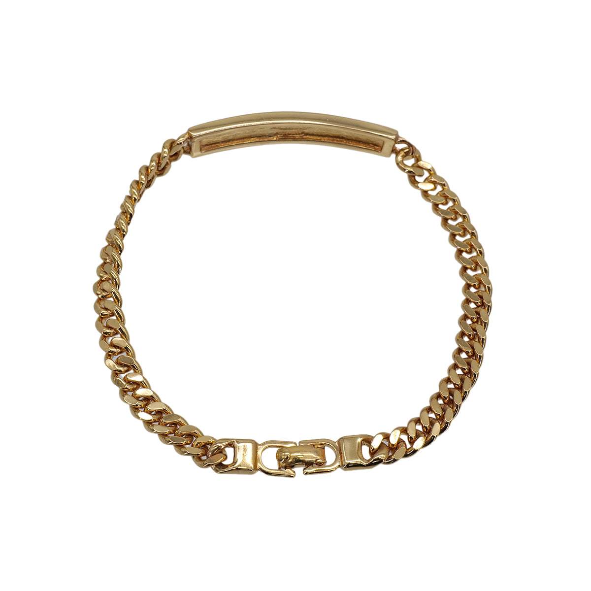 CHRISTIAN DIOR BRACELET CD LOGO PLATE GOLD ACCESSORY 90322198