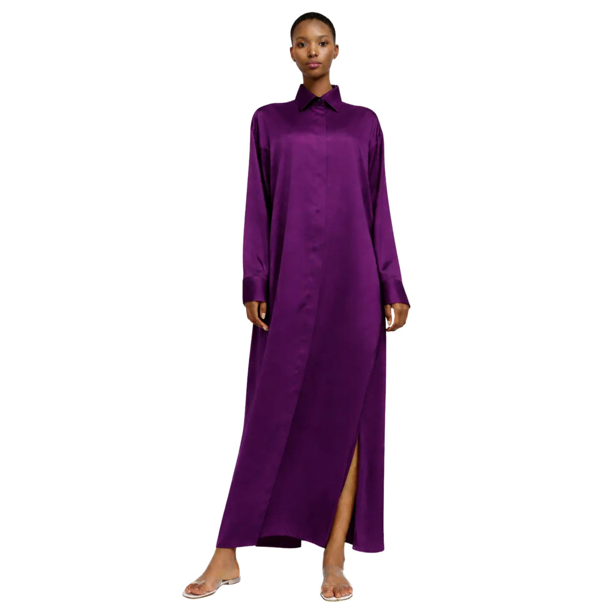 CLASSIC SHIRT DRESS (فستان) “MAGNOLIA”
