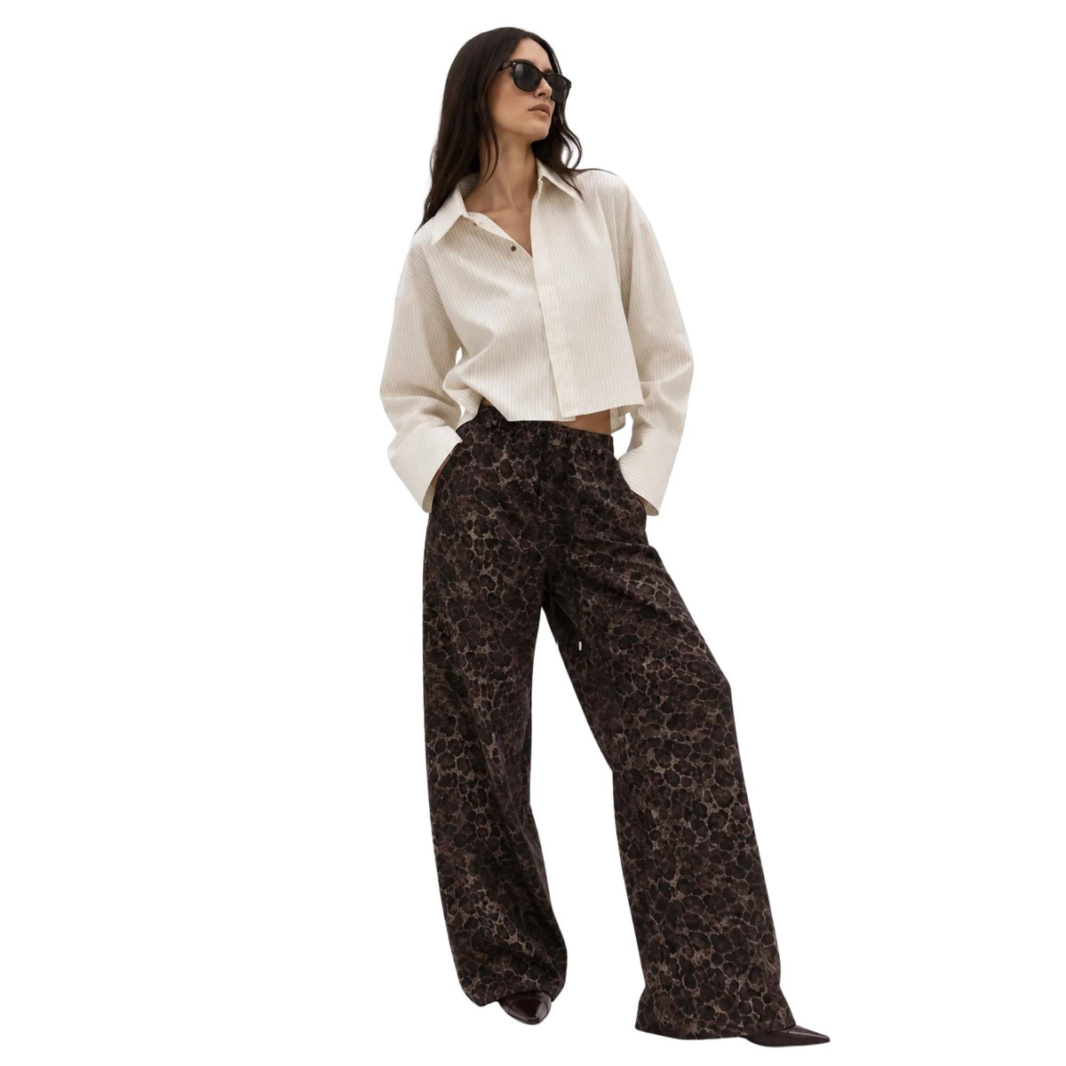 CROPPED LONG-SLEEVE SHIRT قميص “PUSHKIN”