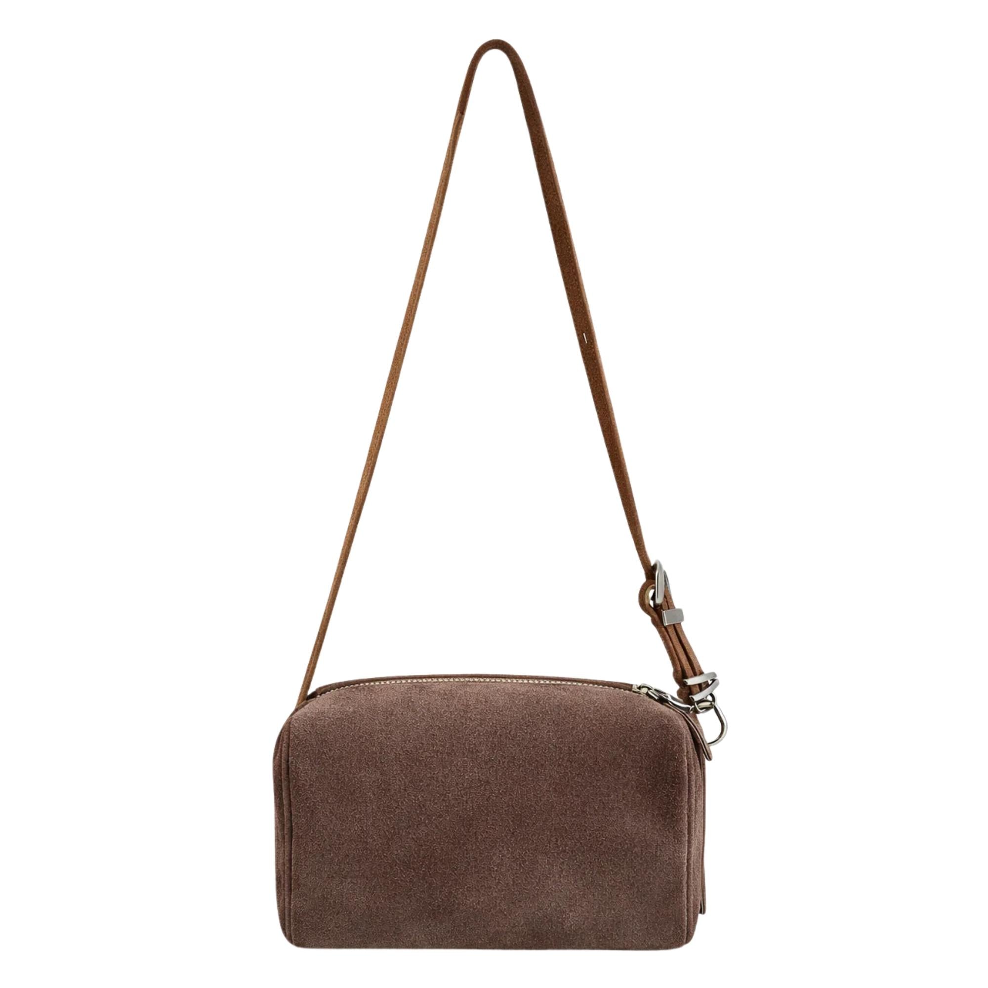 CUBE BEAN SUEDE BAG (شنطة)