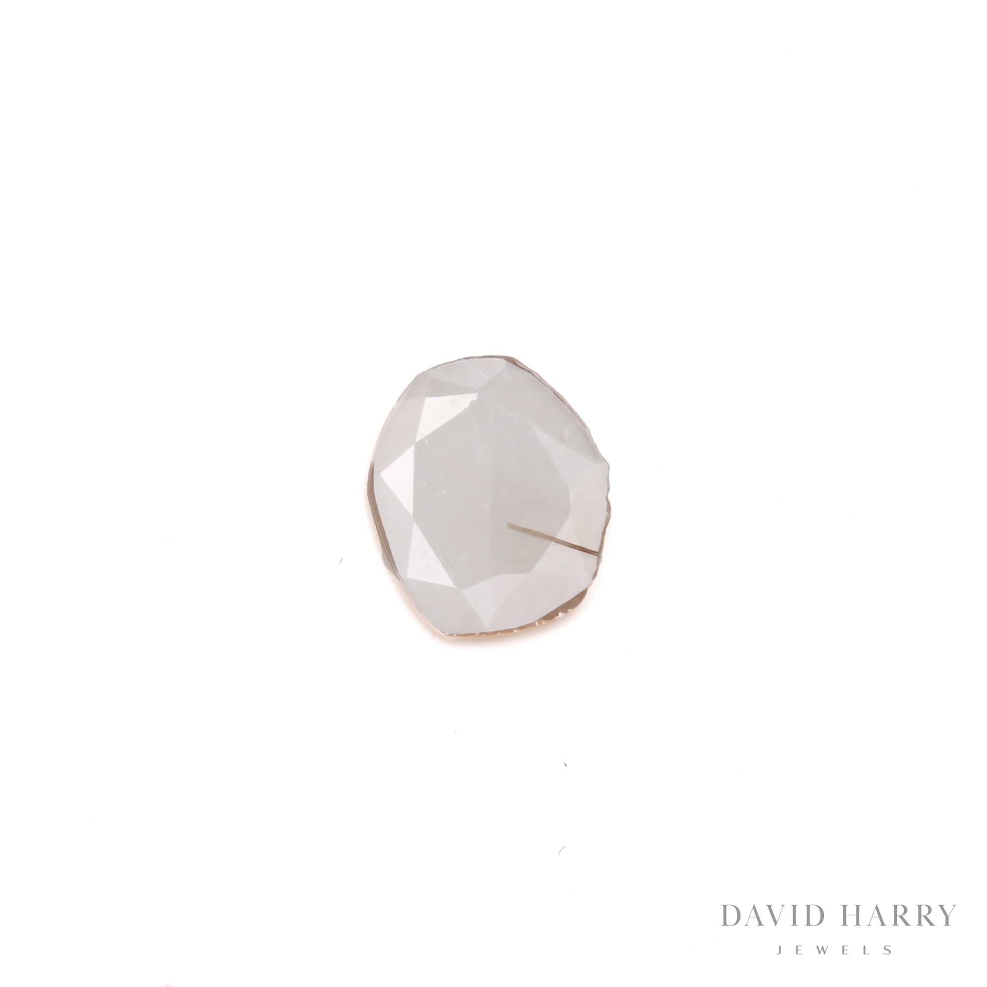 David Harry Jewels Syndicate-grade Polki Diamond - cushion c. 6.5mm (approx weight 0.6ct)