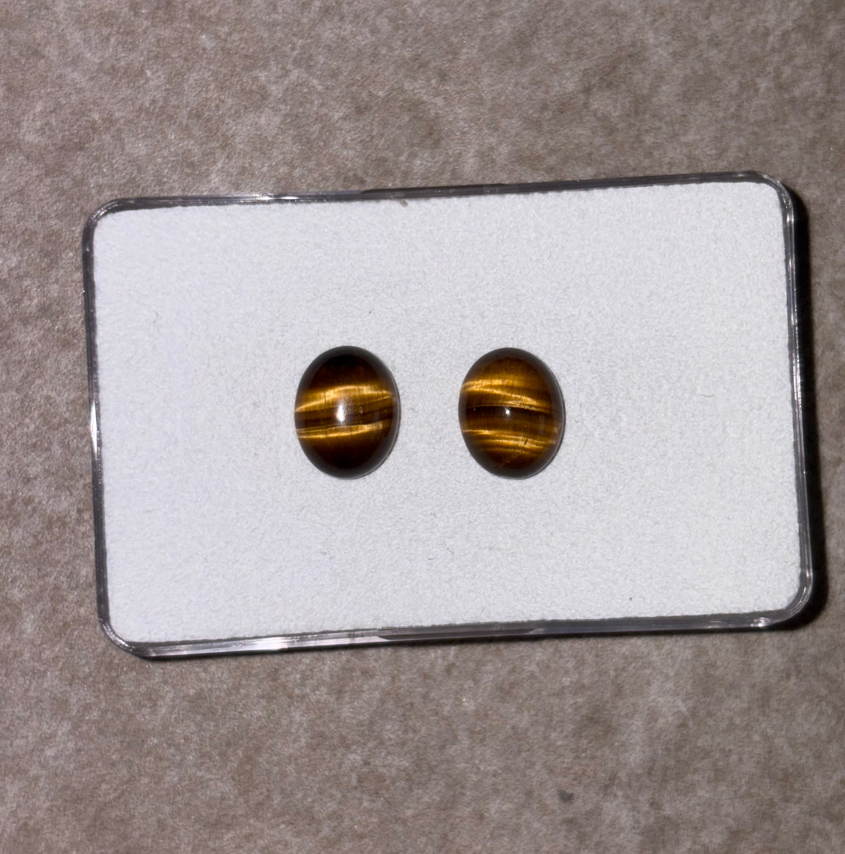 5.90ct Tiger's Eye PAIR THAIC0086