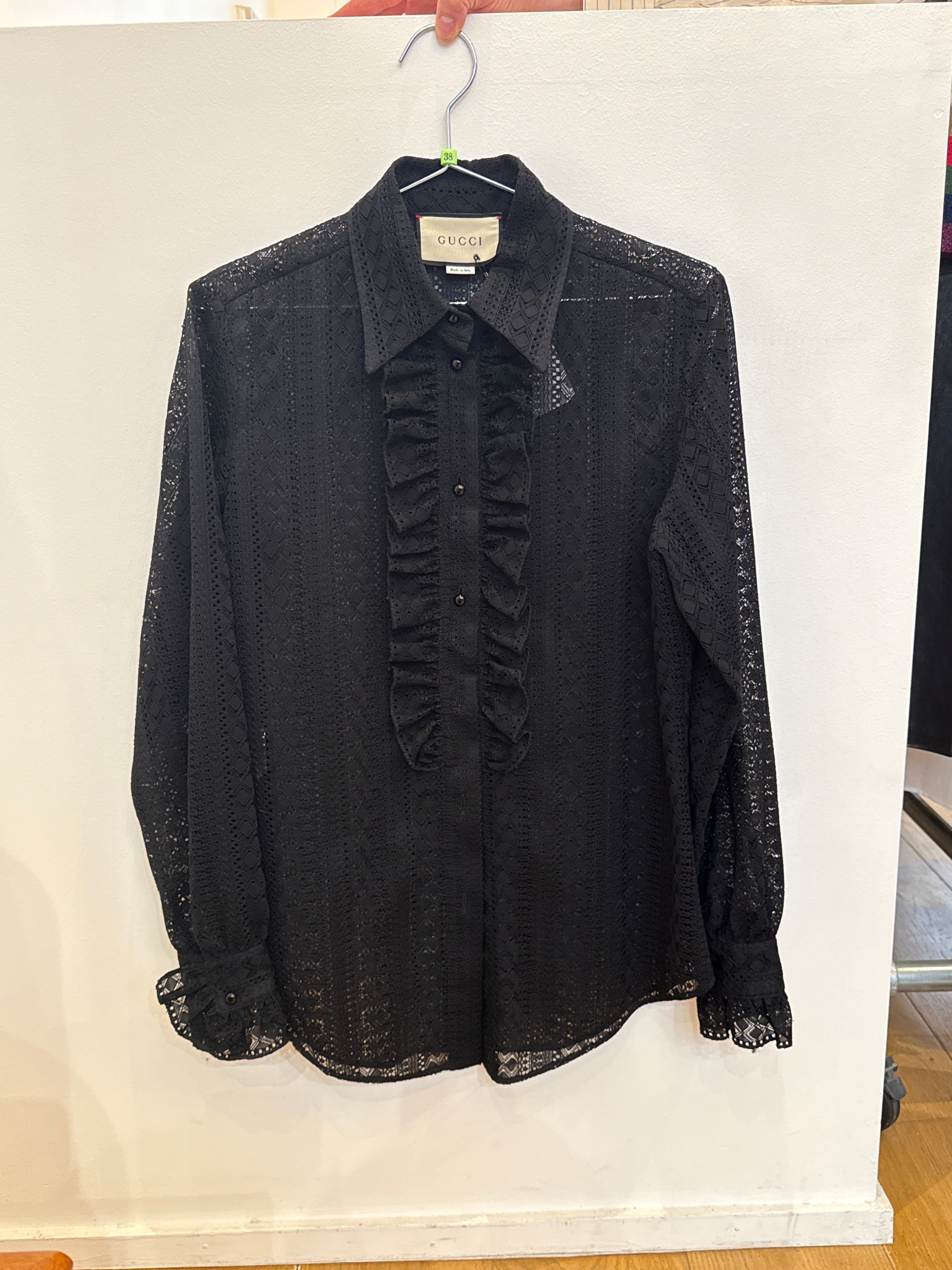 Gucci Black lace shirt AGC3630