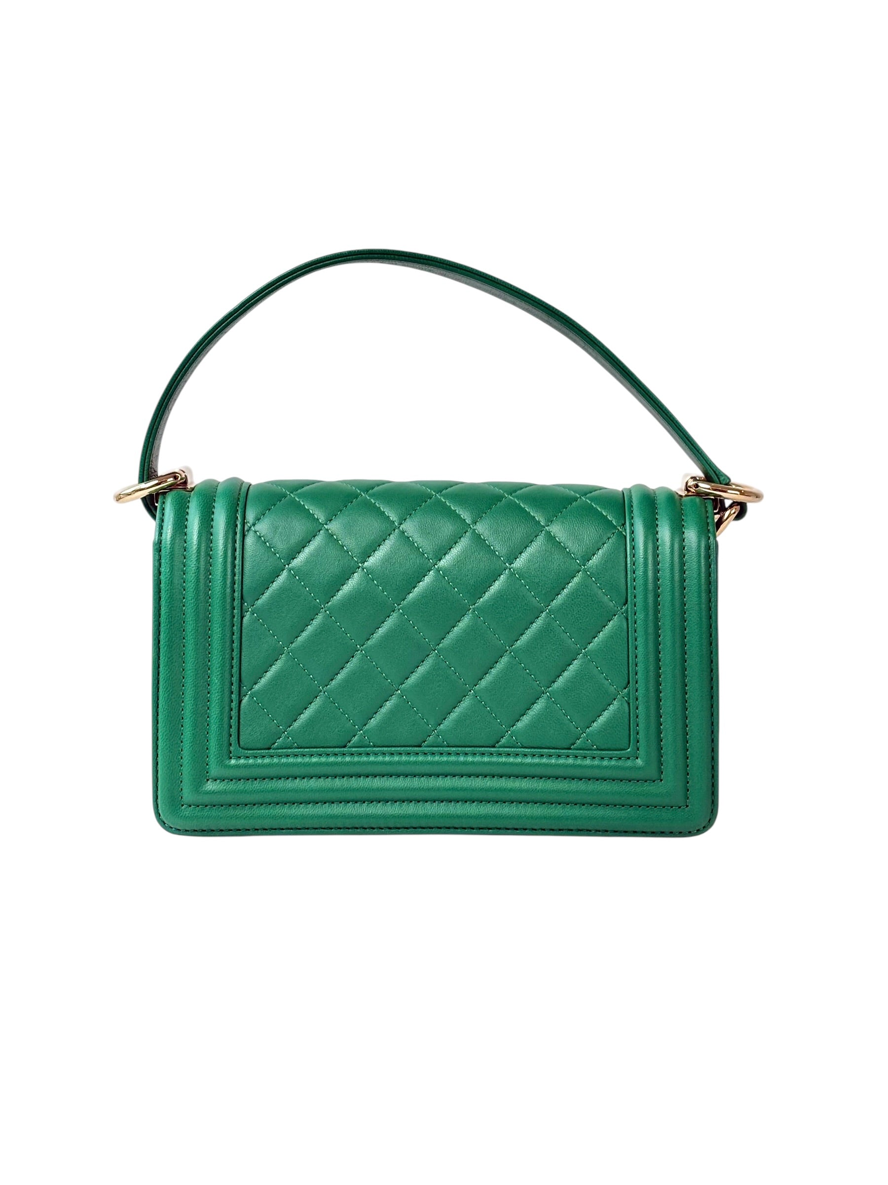 Chanel Small Green Boy Bag
