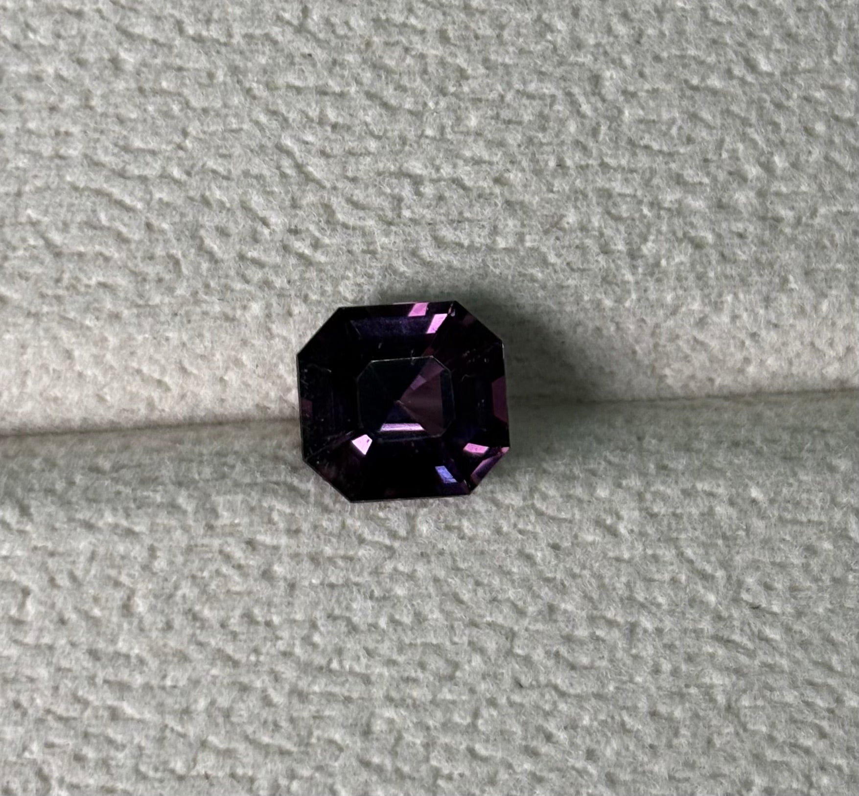 3.10ct Purple Spinel Mahenge Asscher Cut ** DXBCS1636