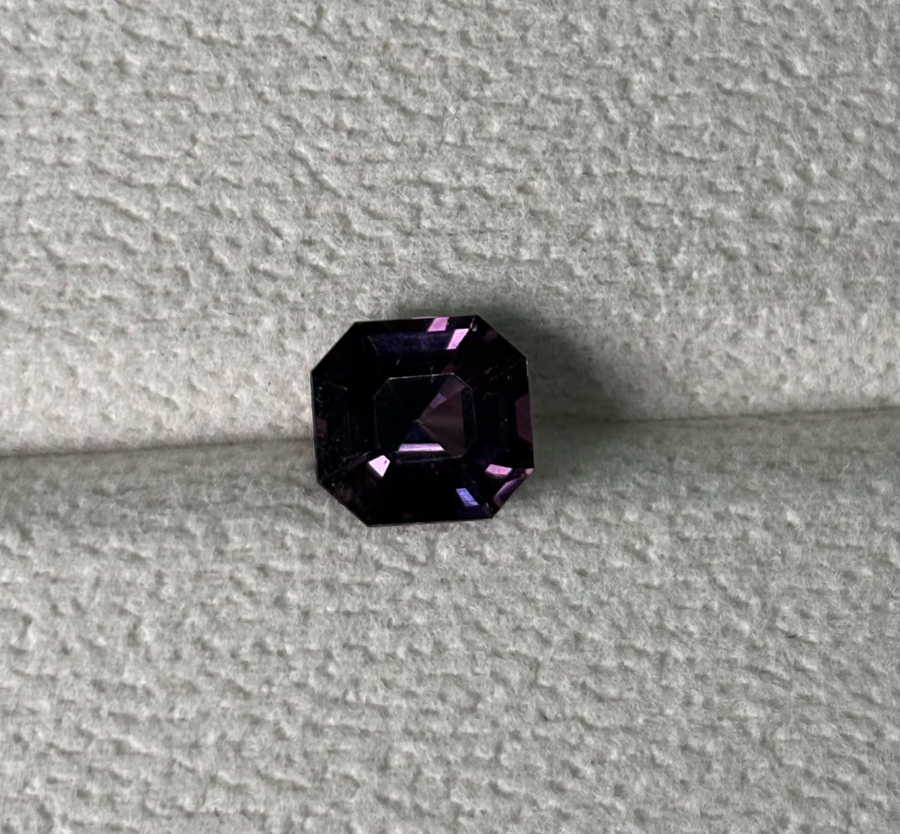3.10ct Purple Spinel Mahenge Asscher Cut ** DXBCS1636