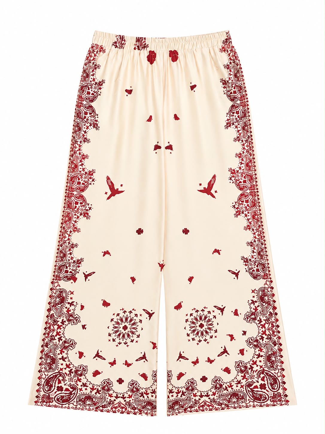 TROUSER PLACEMENT DOVE BURGUNDY MCL11661