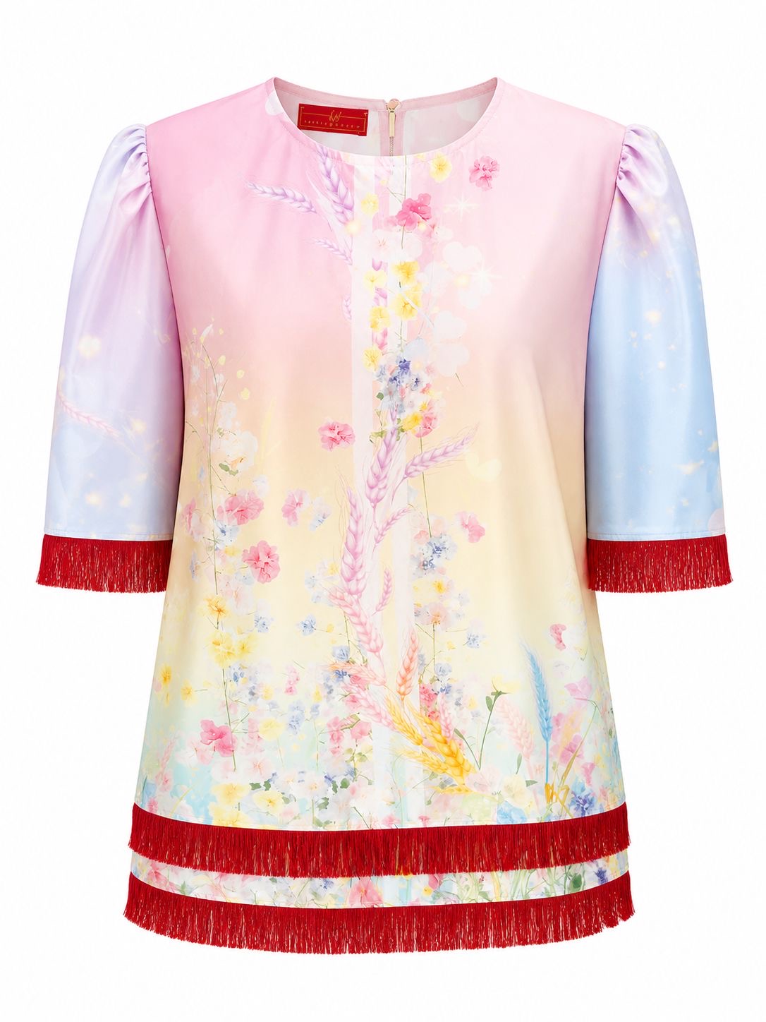 DRESS PAM FRINGES WHEAT MCL11325