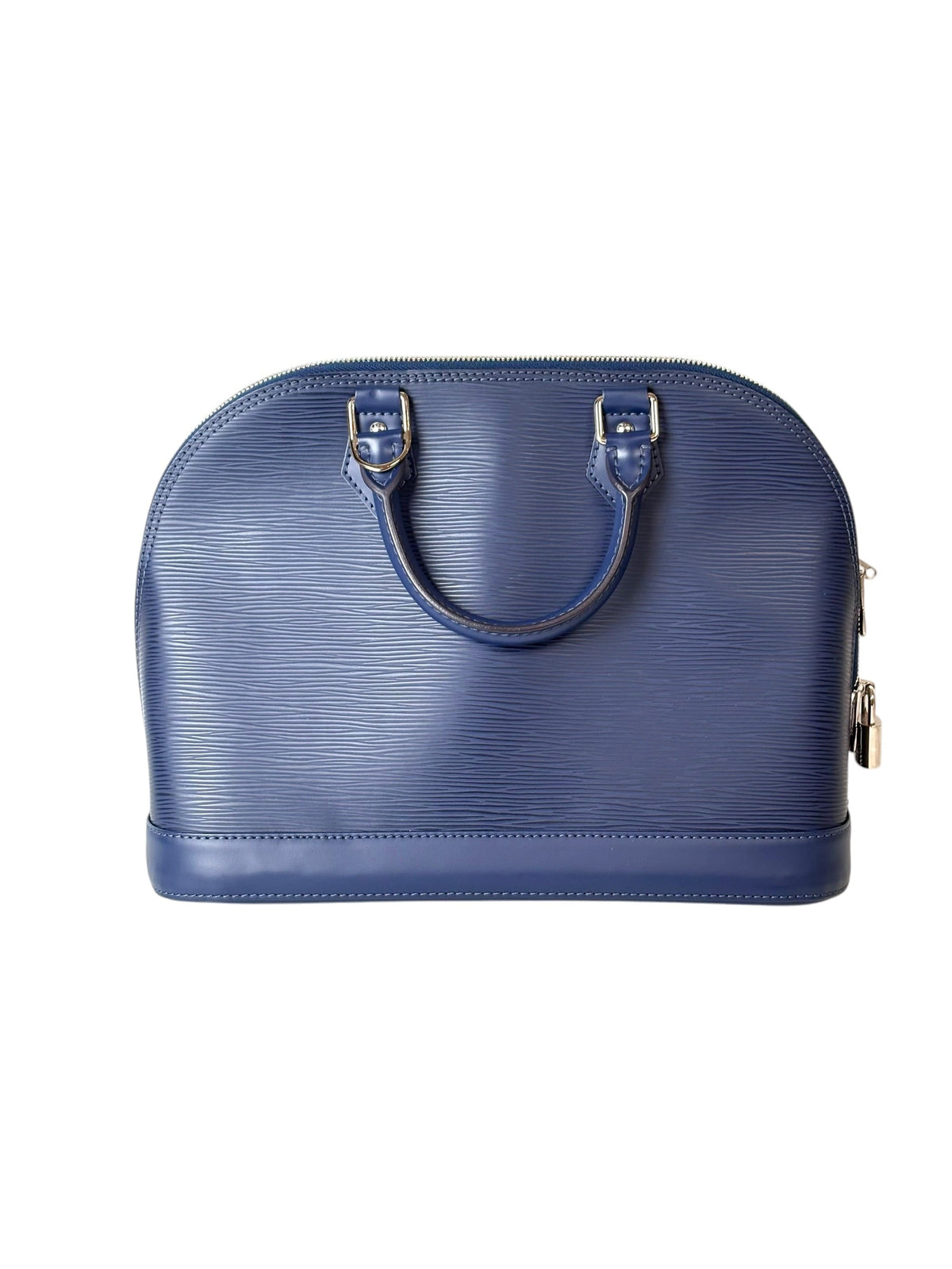 Louis Vuitton Alma Navy EPI Leather Bag