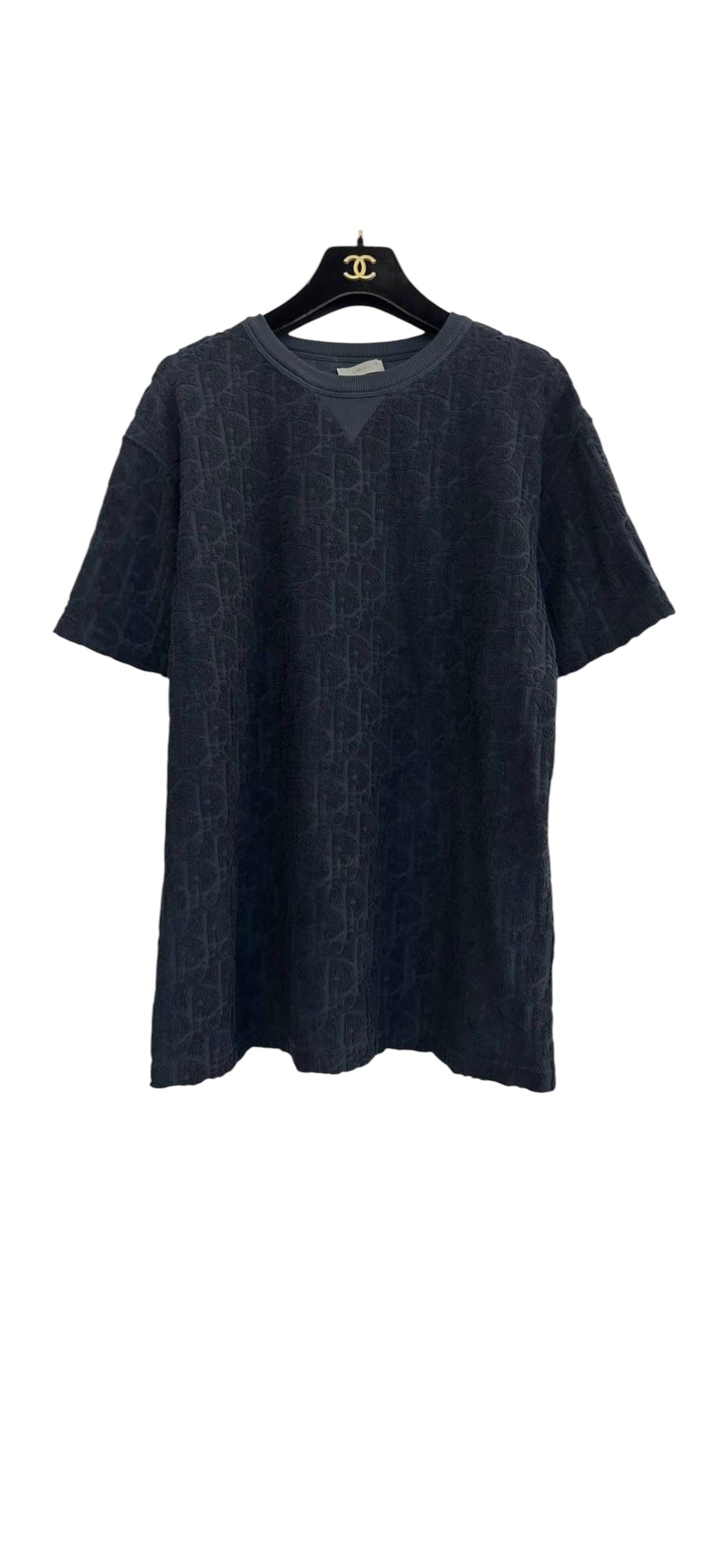 Dior Shadow Oblique Black T-Shirt Sz XXS DLT8446