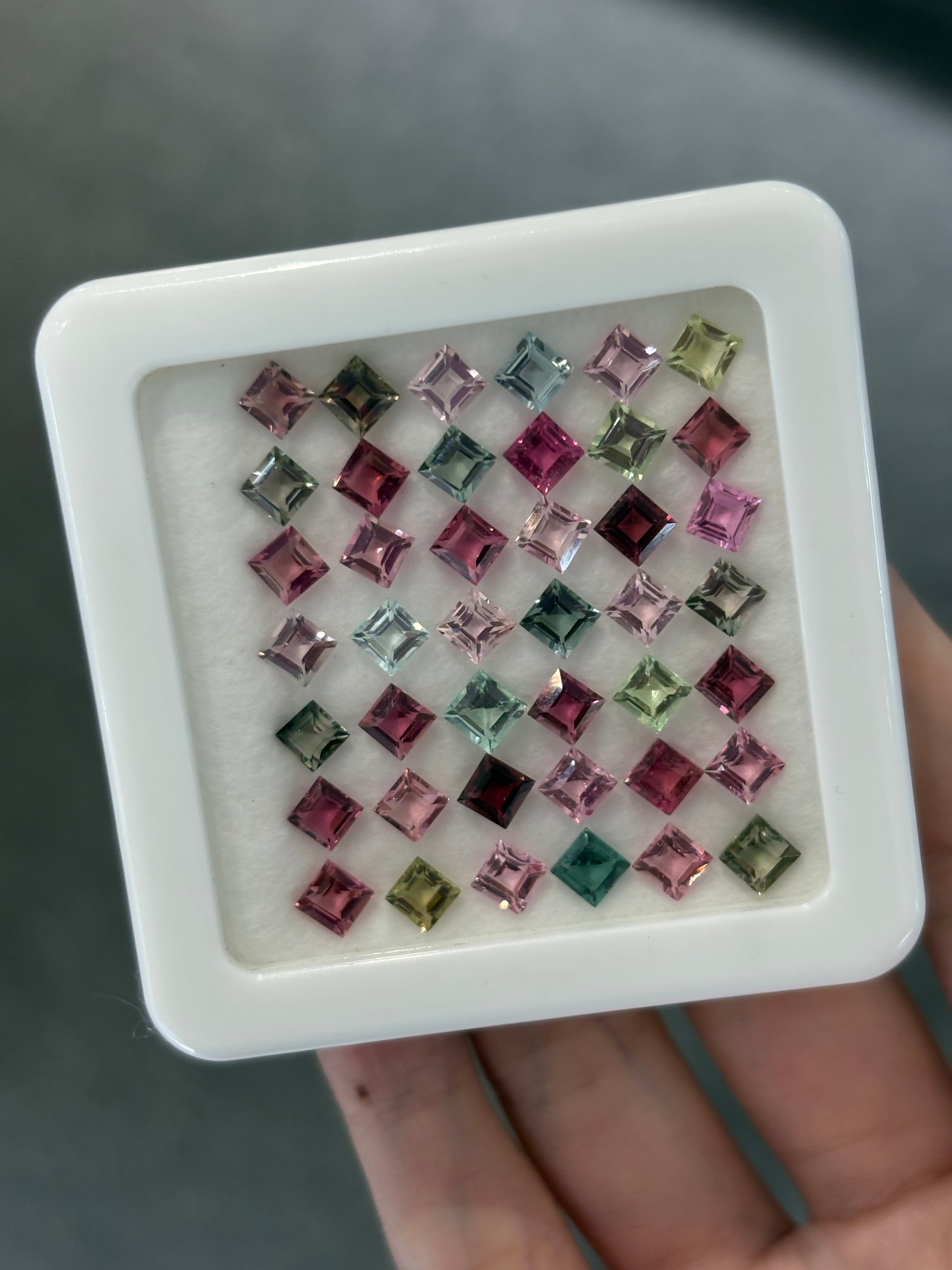15.19ct Tourmaline Set 4x4 DXBCS4994
